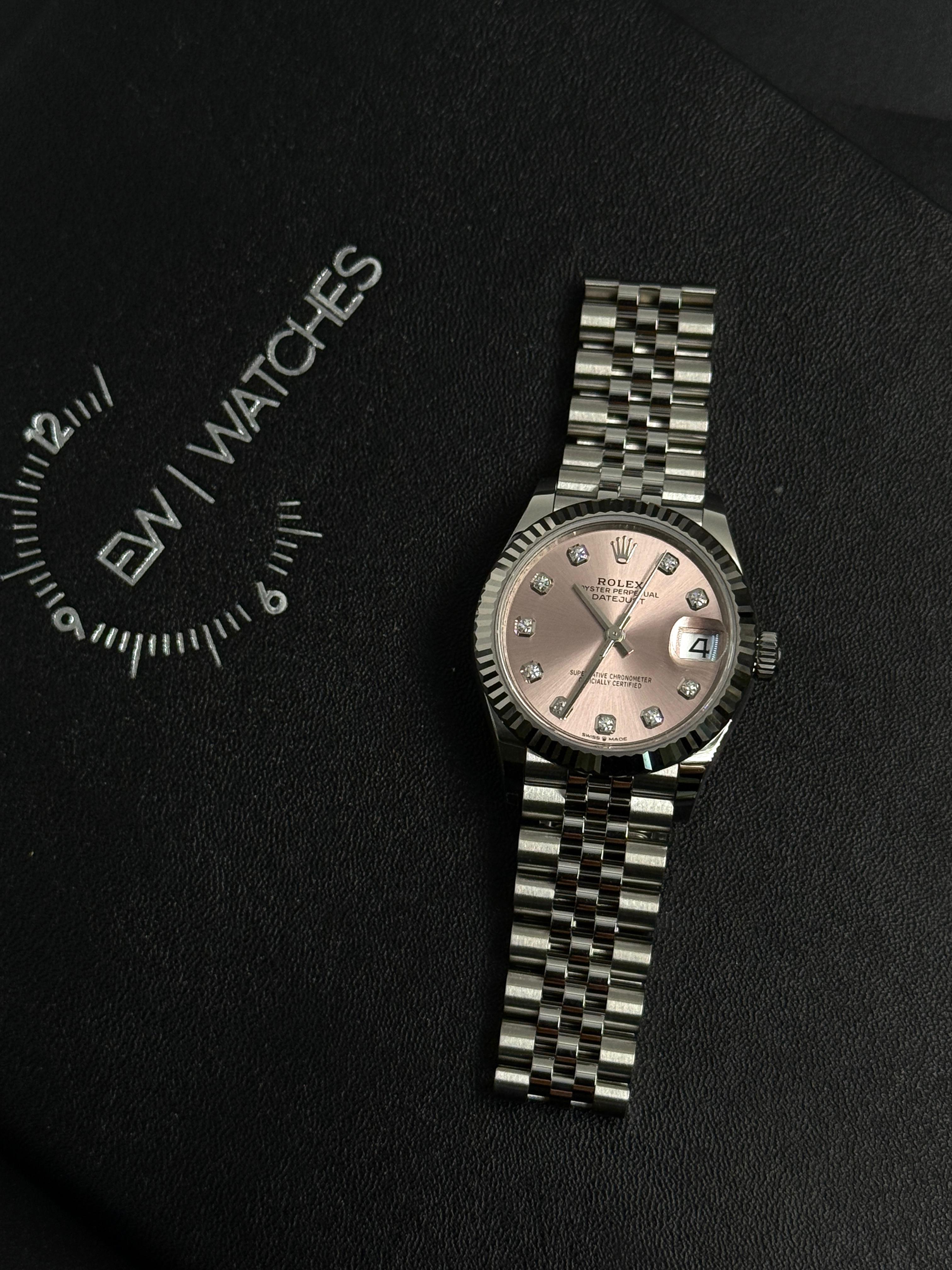 Rolex Datejust 31mm 278274G Pink Index JUB