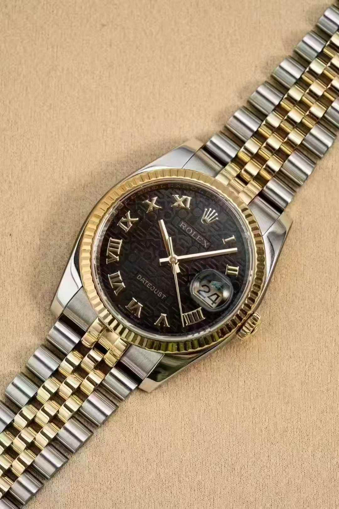 Rolex Datejust 36 116233 Black Naked