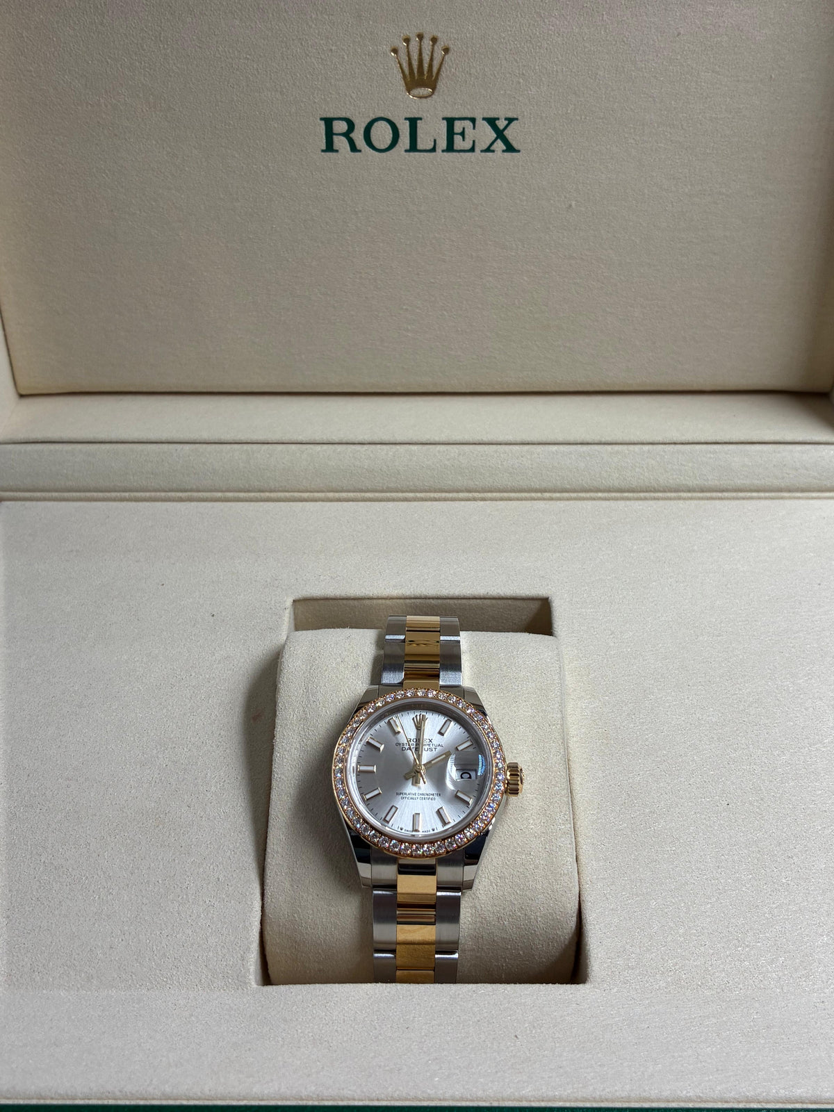 Rolex Lady-Datejust 28 m279383RBR-0018 Silver Index Oyster 2026