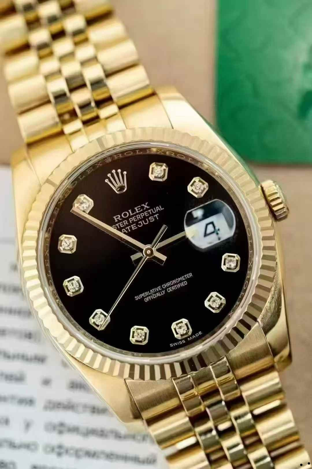 Rolex Datejust 36 116238 Black Naked