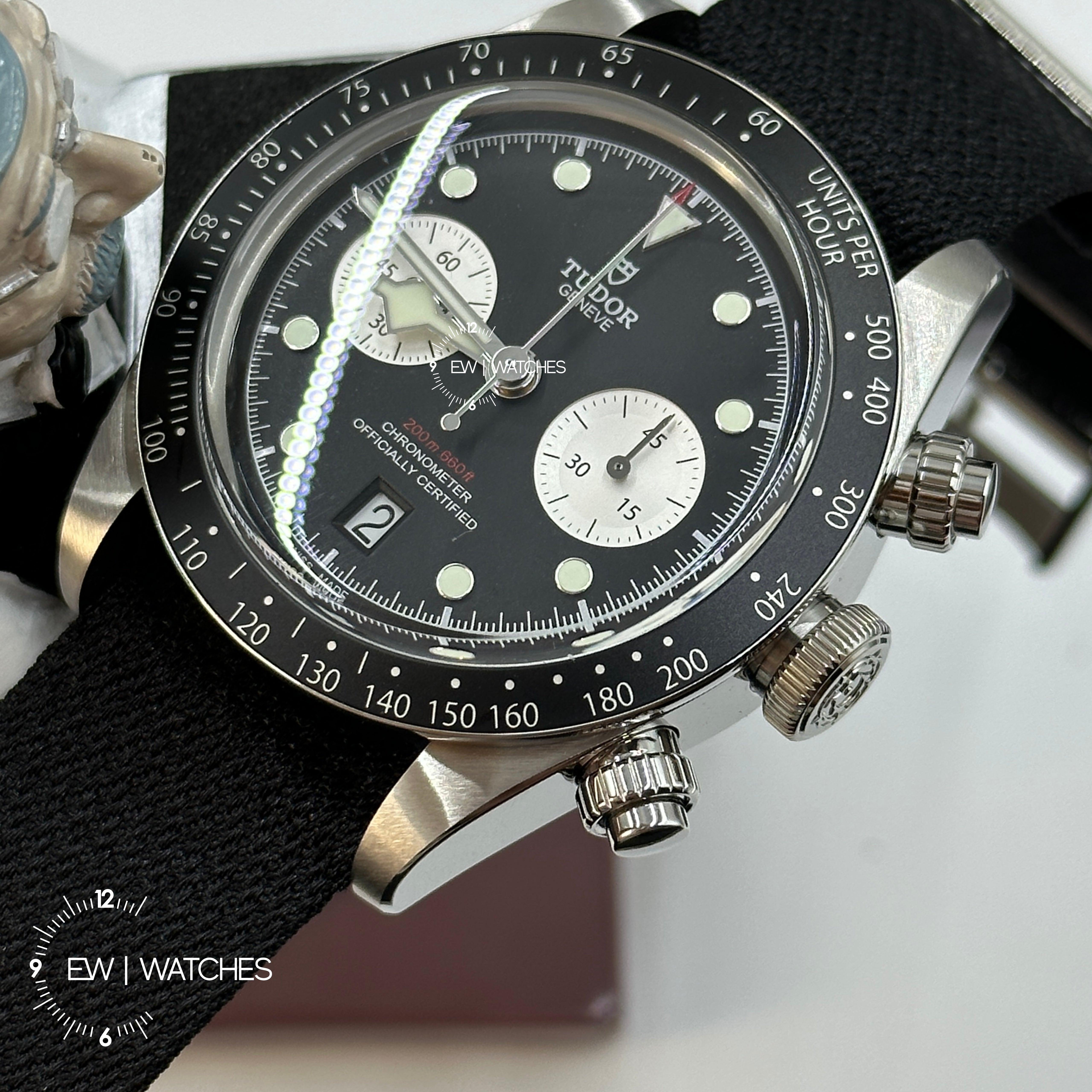 Tudor Black Bay Chrono 41mm 79360N-0007 Black Woven 2023