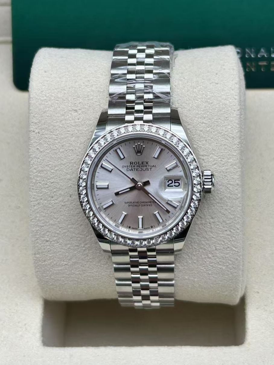 Rolex Lady-Datejust 28 279384RBR Silver Jubilee 2025