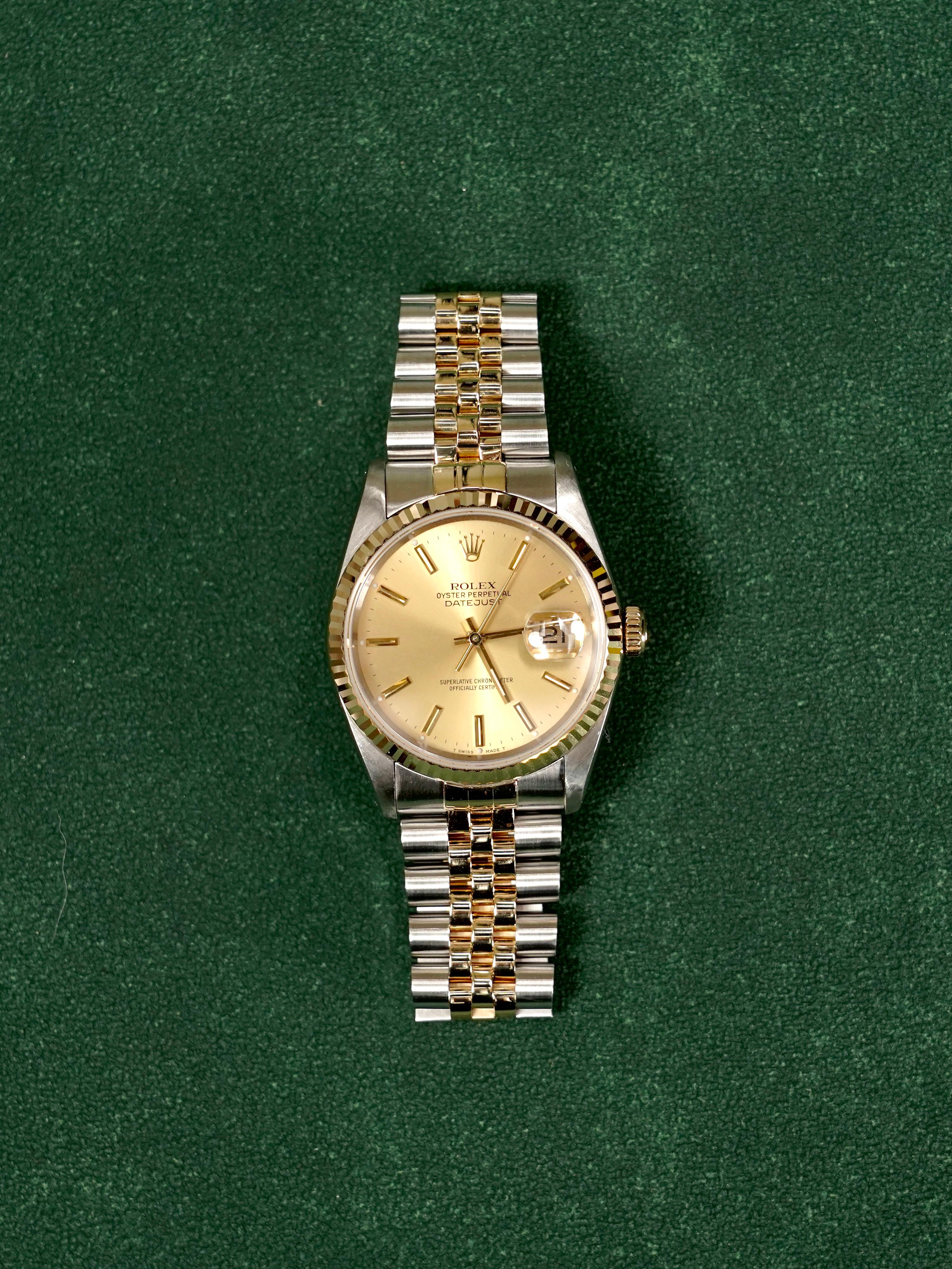 ROLEX 16233 champ jubilee 1991 original paper