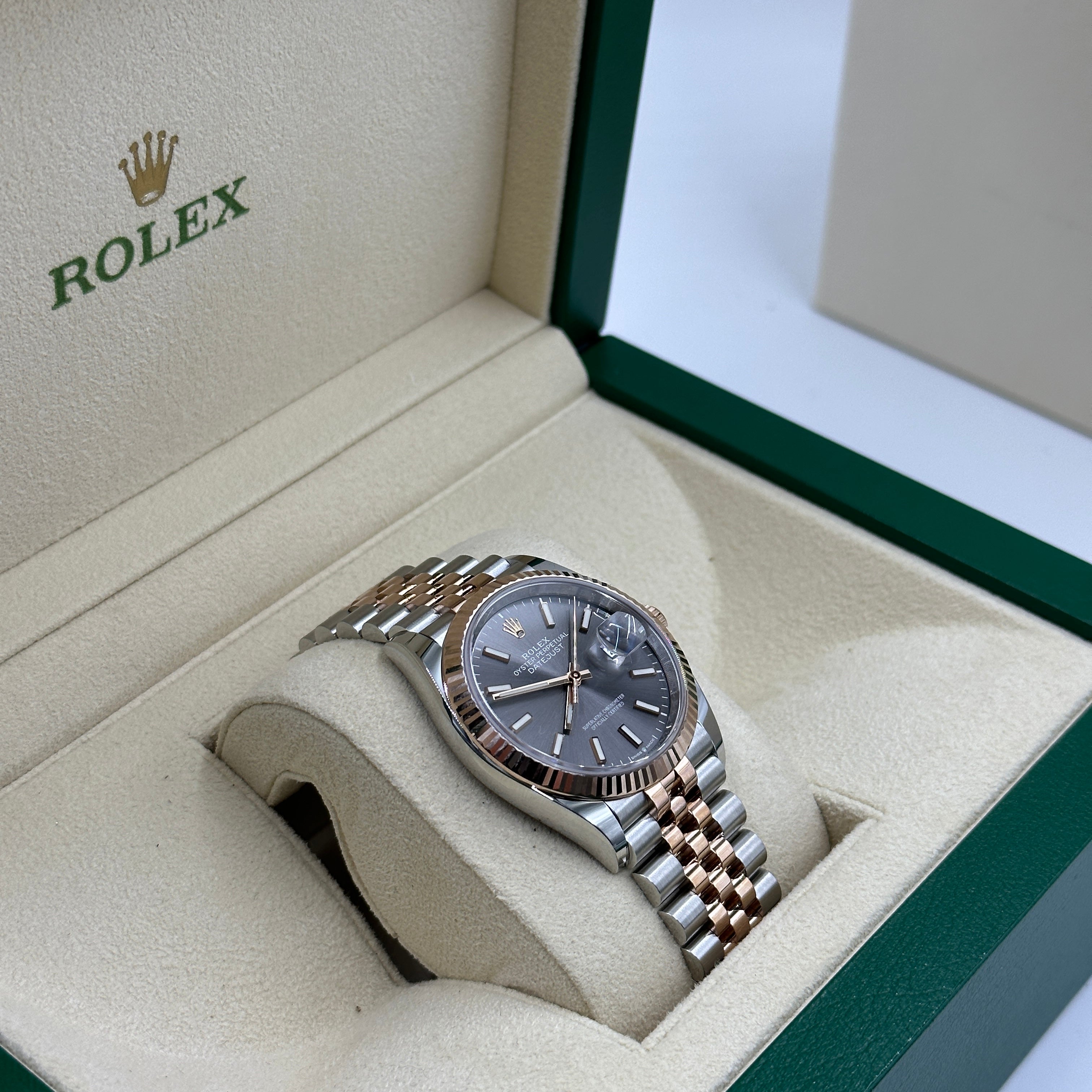 Rolex Datejust 36 126231 Grey Index Jubilee 2024