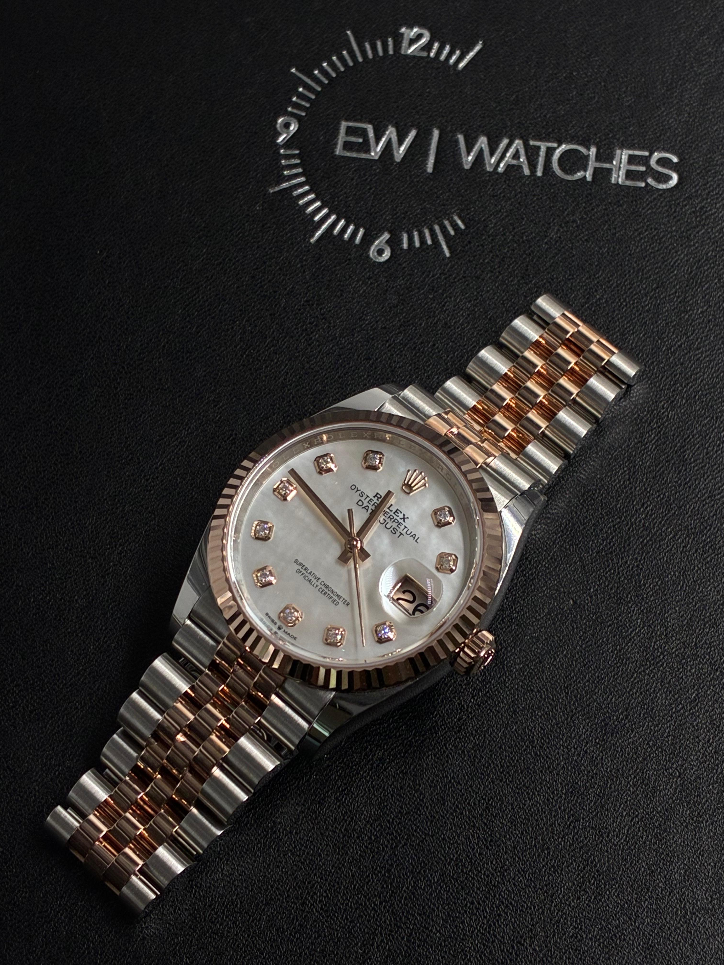 Rolex Datejust 36 126231NG White Jubilee 2025