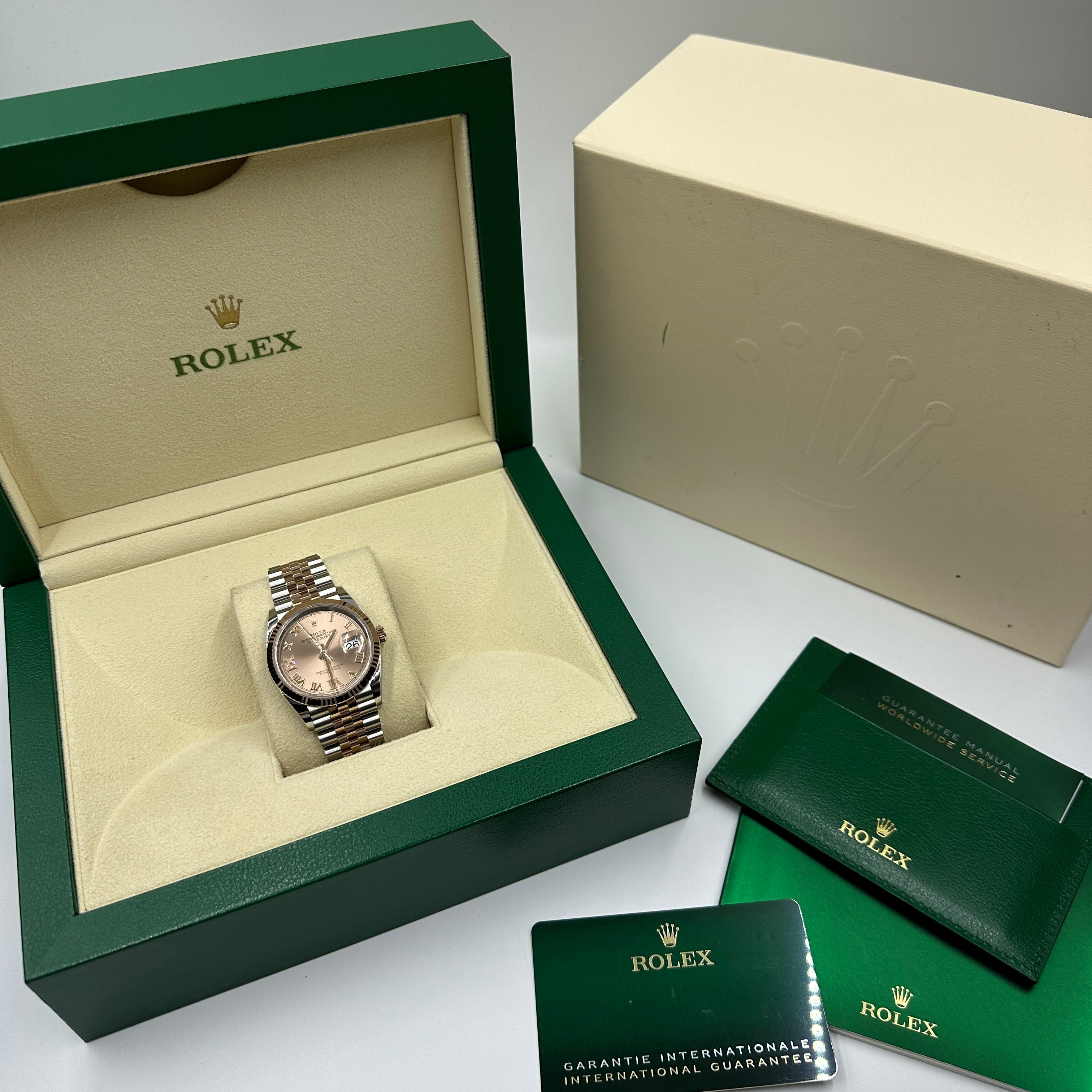 Rolex Datejust 36 126231 Pink VIIX  Roman Jubilee 2025