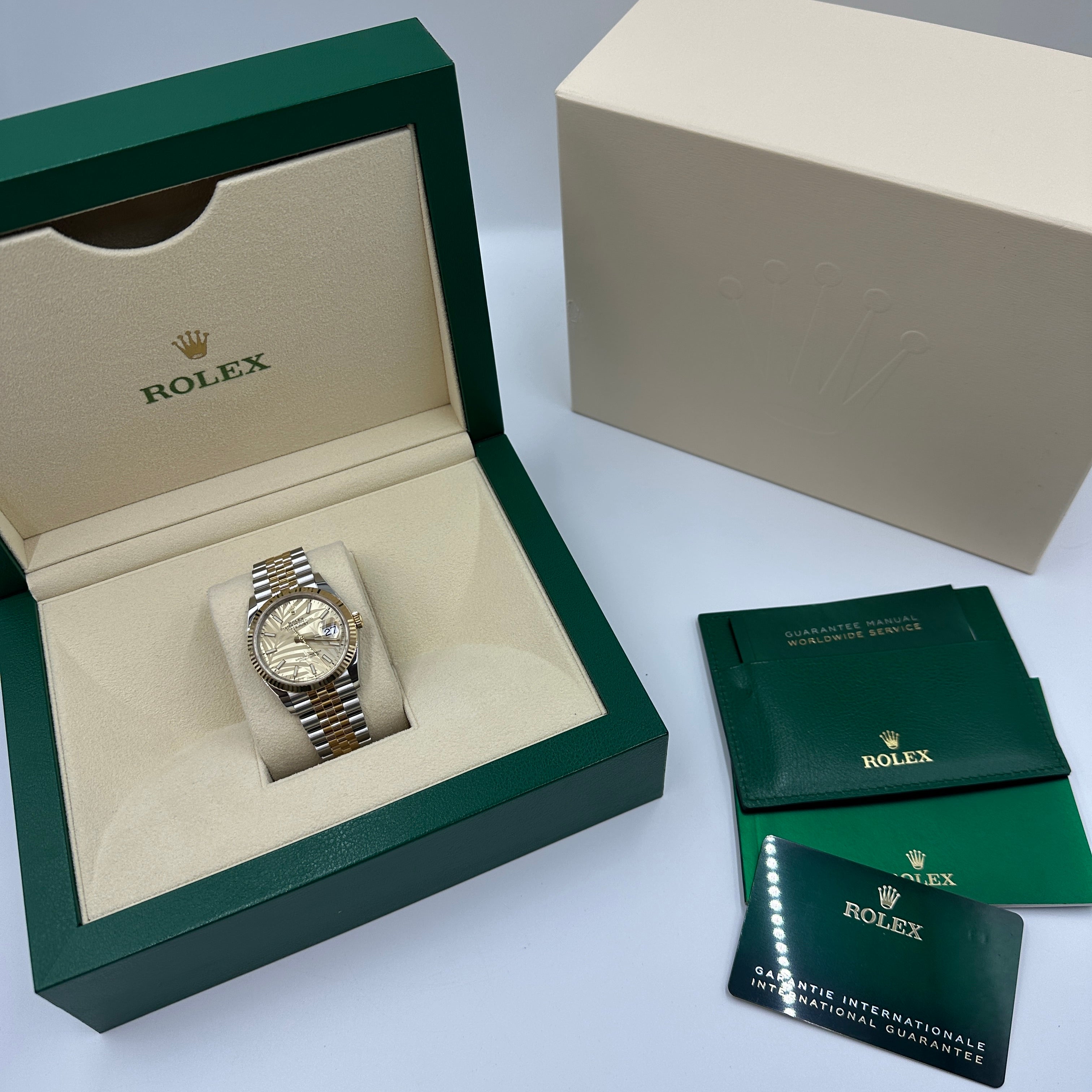 Rolex Datejust 36 126233 Champ Palm Jubilee 2024