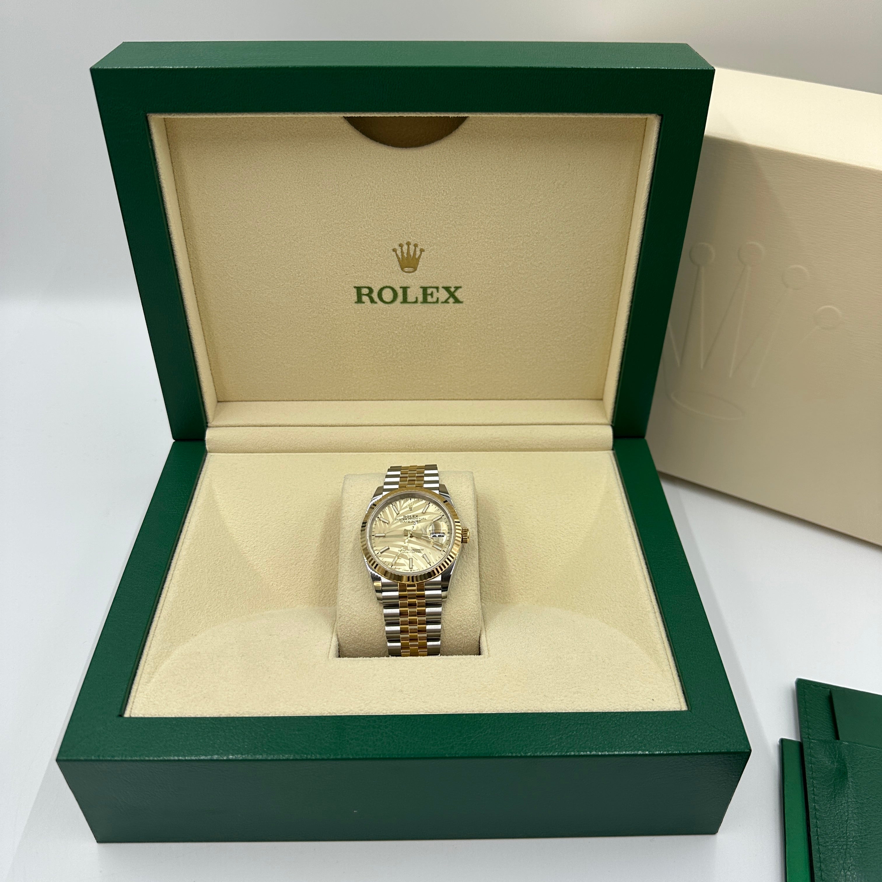 Rolex Datejust 36 126233 Champ Palm Jubilee 2024