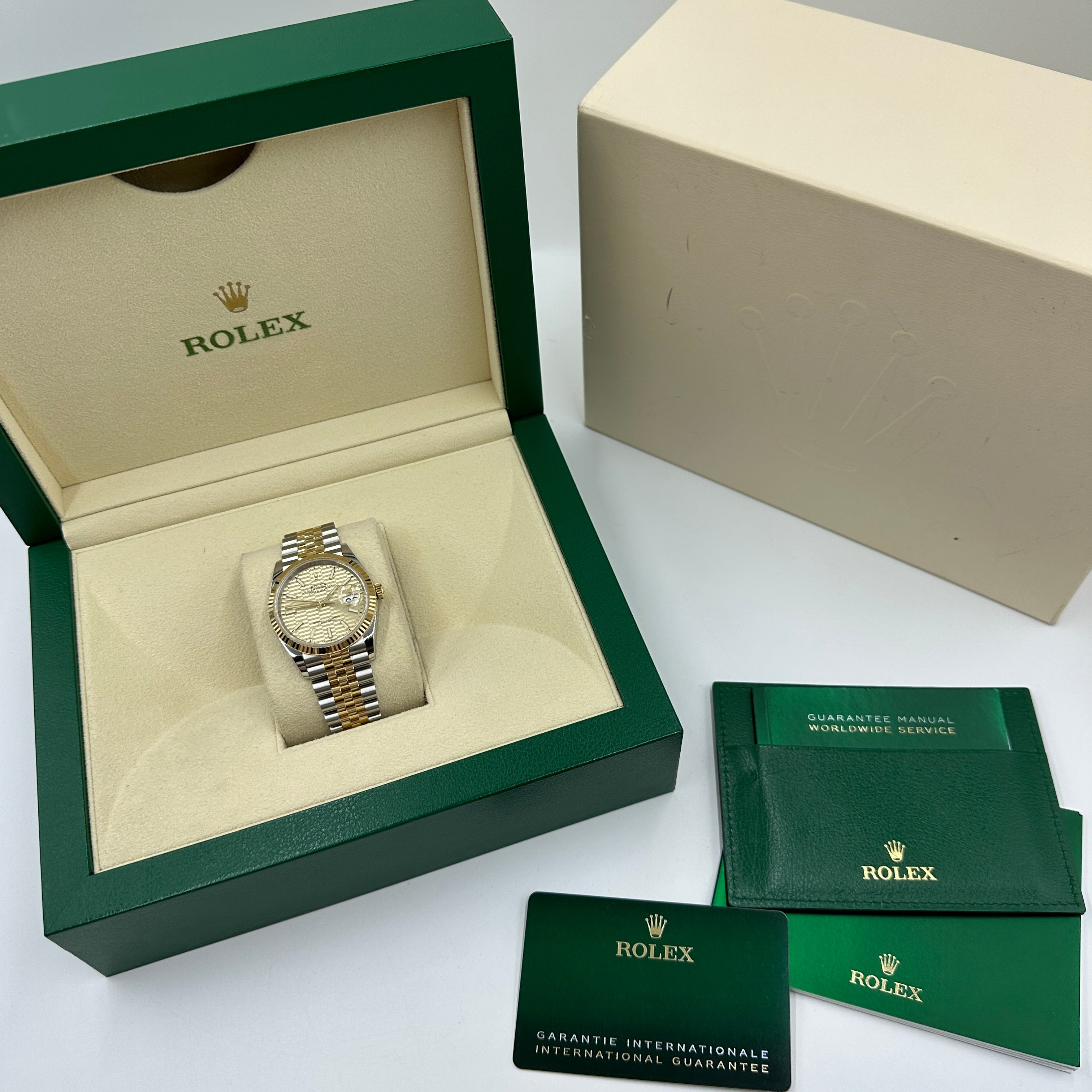 Rolex Datejust 36 126233 Champ Flute Jubilee 2024