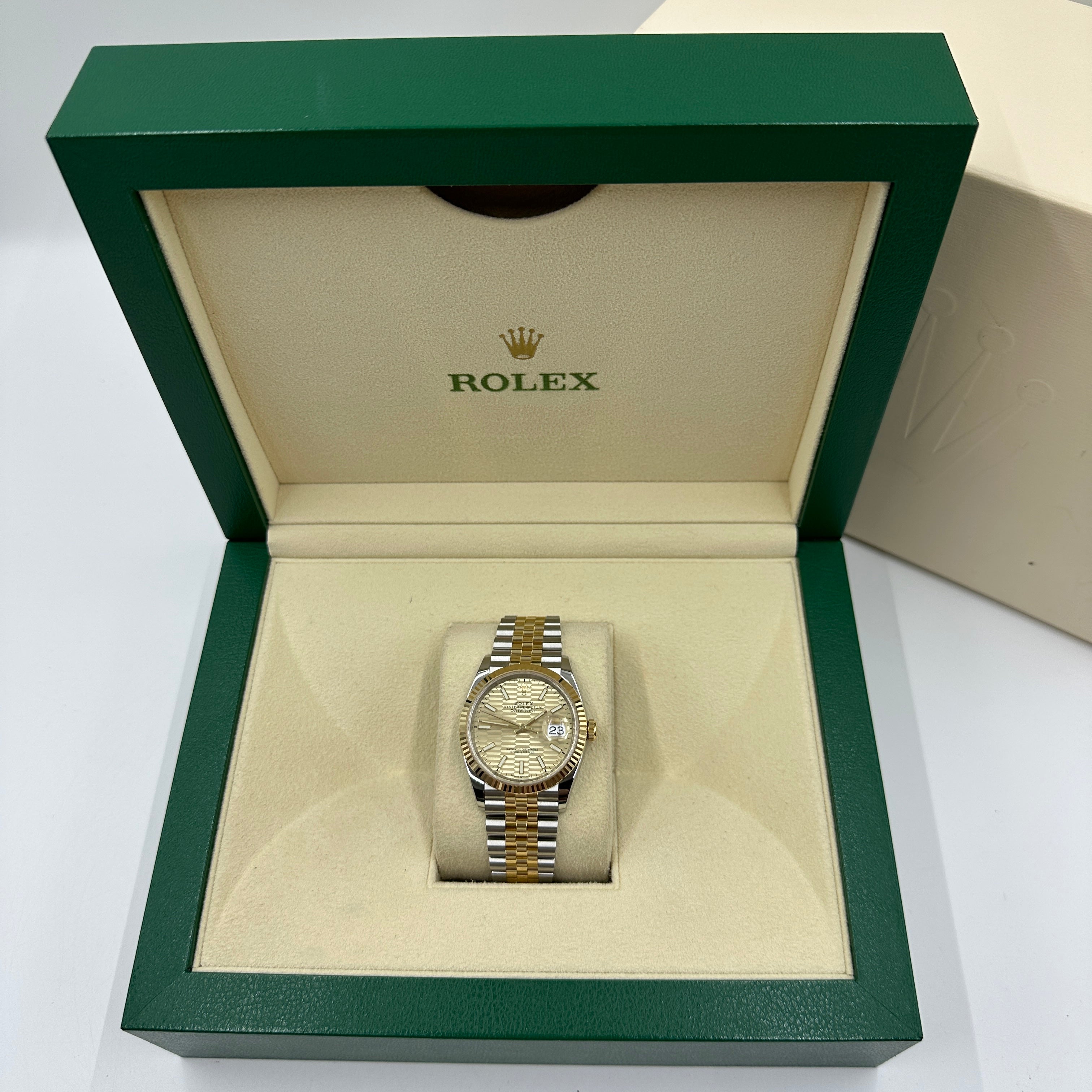 Rolex Datejust 36 126233 Champ Flute Jubilee 2024