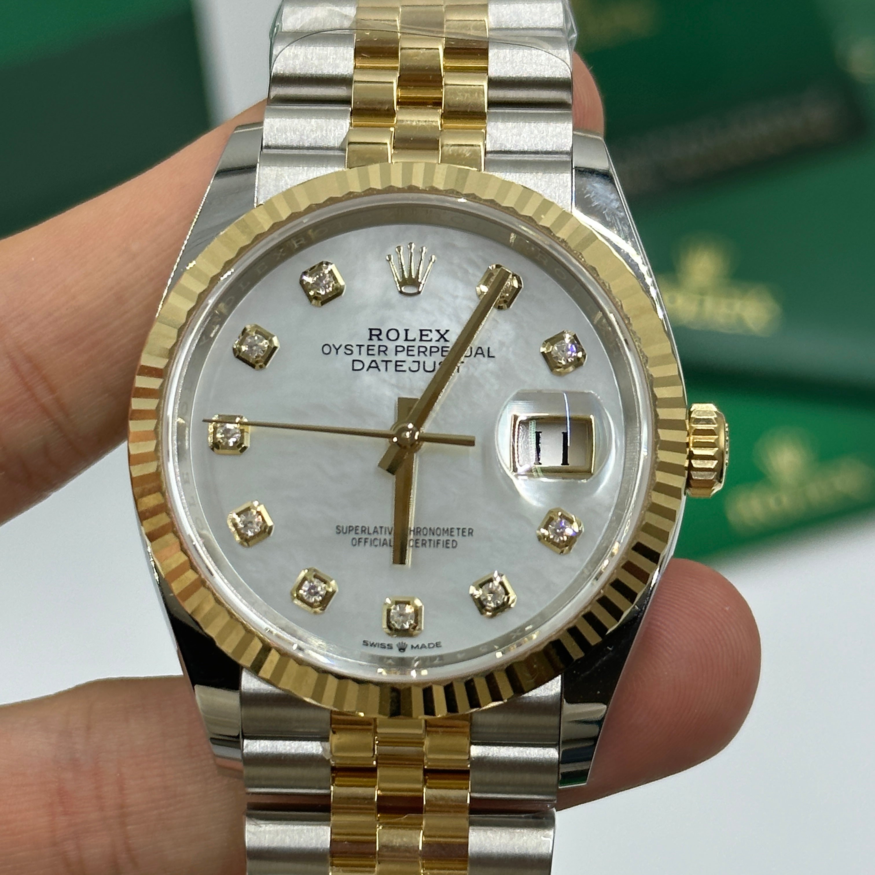 Rolex Datejust 36 126233Ng White Jubilee 2025