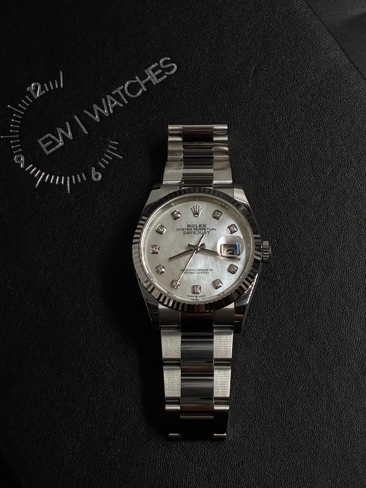 Rolex Datejust 36 126234NG White Oyster 2026