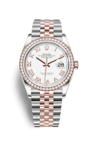 Rolex Datejust 36 126281RBR White Roman Jubilee
