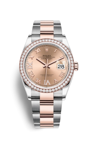 Rolex Datejust 36 126281RBR VIIX Pink Roman Dial Oyster
