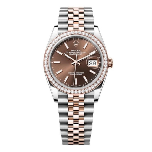 Rolex Datejust 36 126281RBR Chocolate Index Jubilee