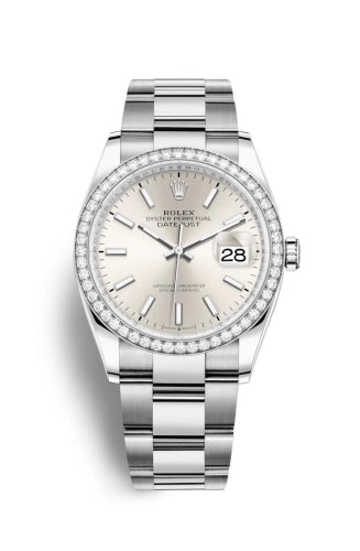 Rolex Datejust 36 126284RBR Silver Index Oyster