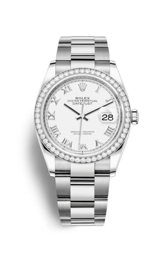 Rolex Datejust 36 126284RBR White Roman Oyster