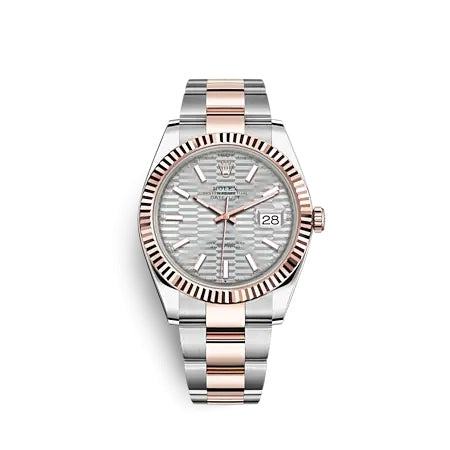Rolex Datejust 41 126331 Silver Fluted Oyster