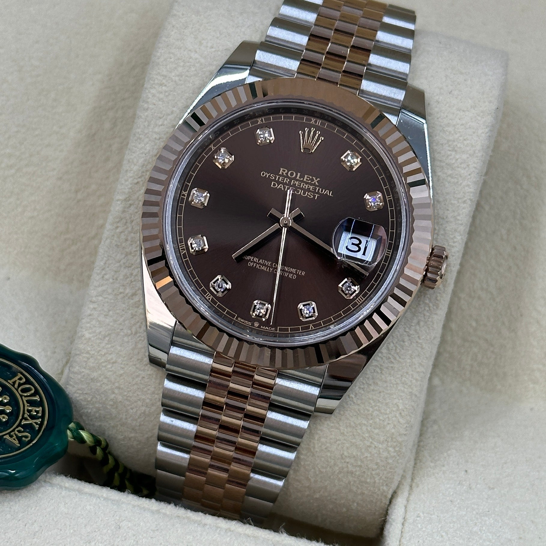 Rolex Datejust 41 126331G Choco Jubilee 2025