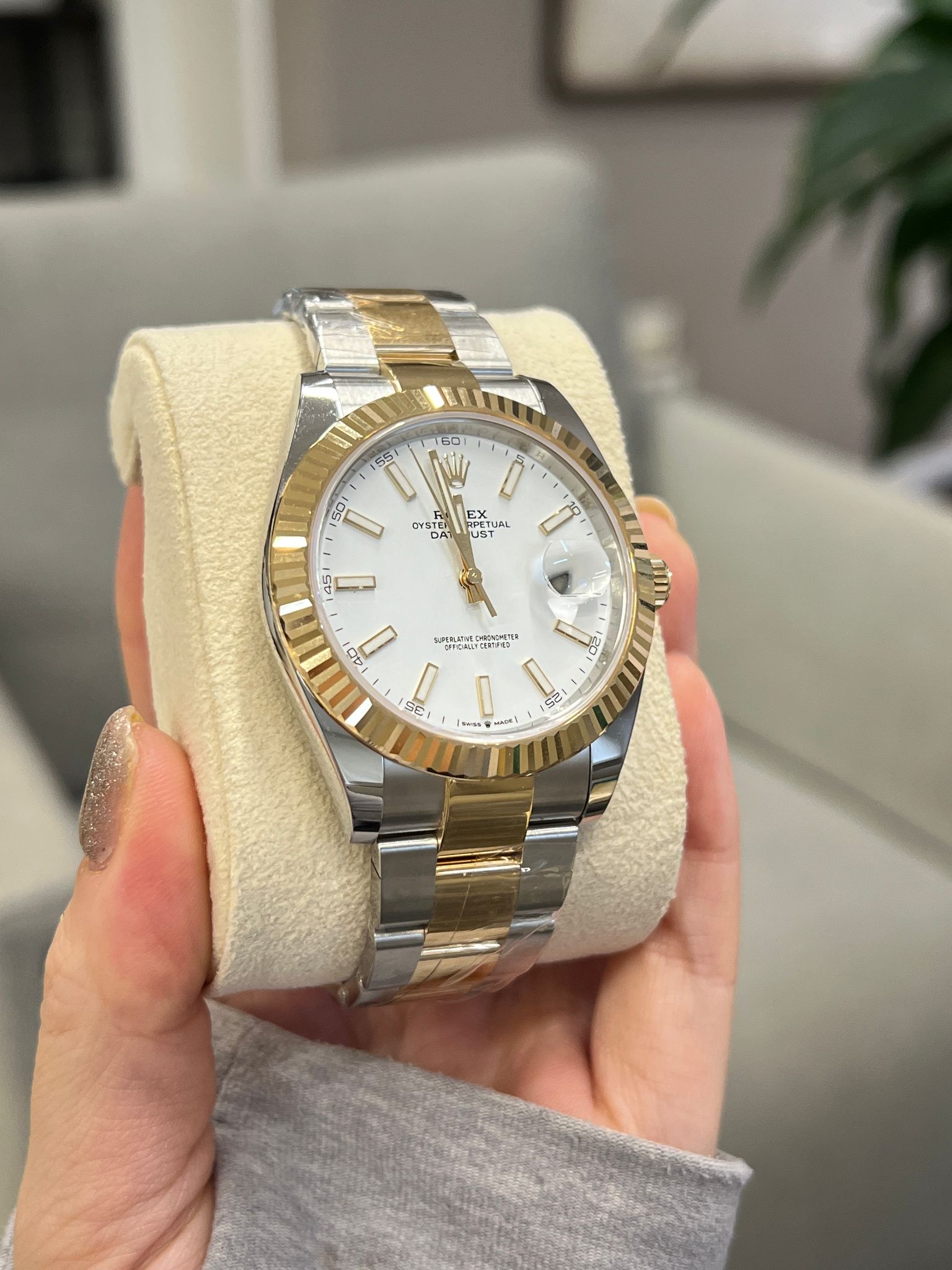 Rolex Datejust 41 126333 White Index Oyster 2025