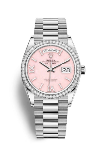 Rolex Day-Date 36 128349RBR Pink Roman Oyster