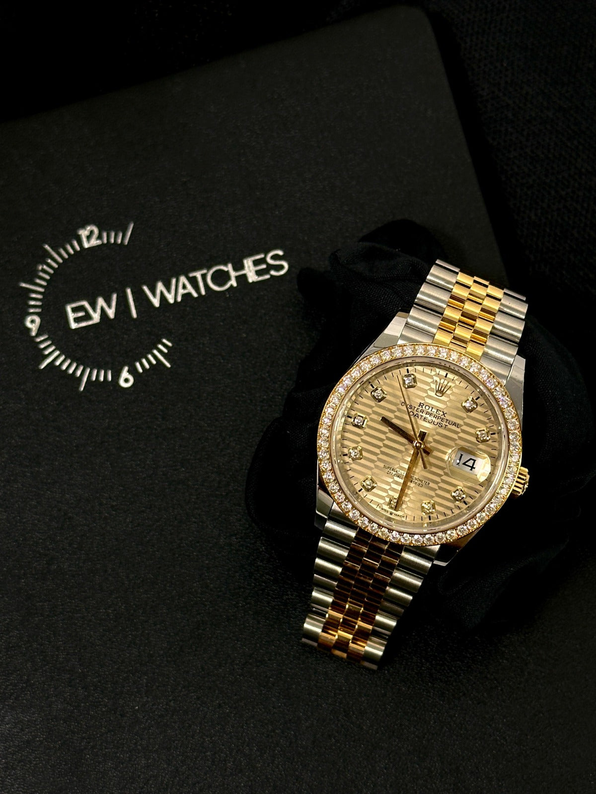 Rolex Datejust 36 126283G Champ Fluted Jubilee 2024