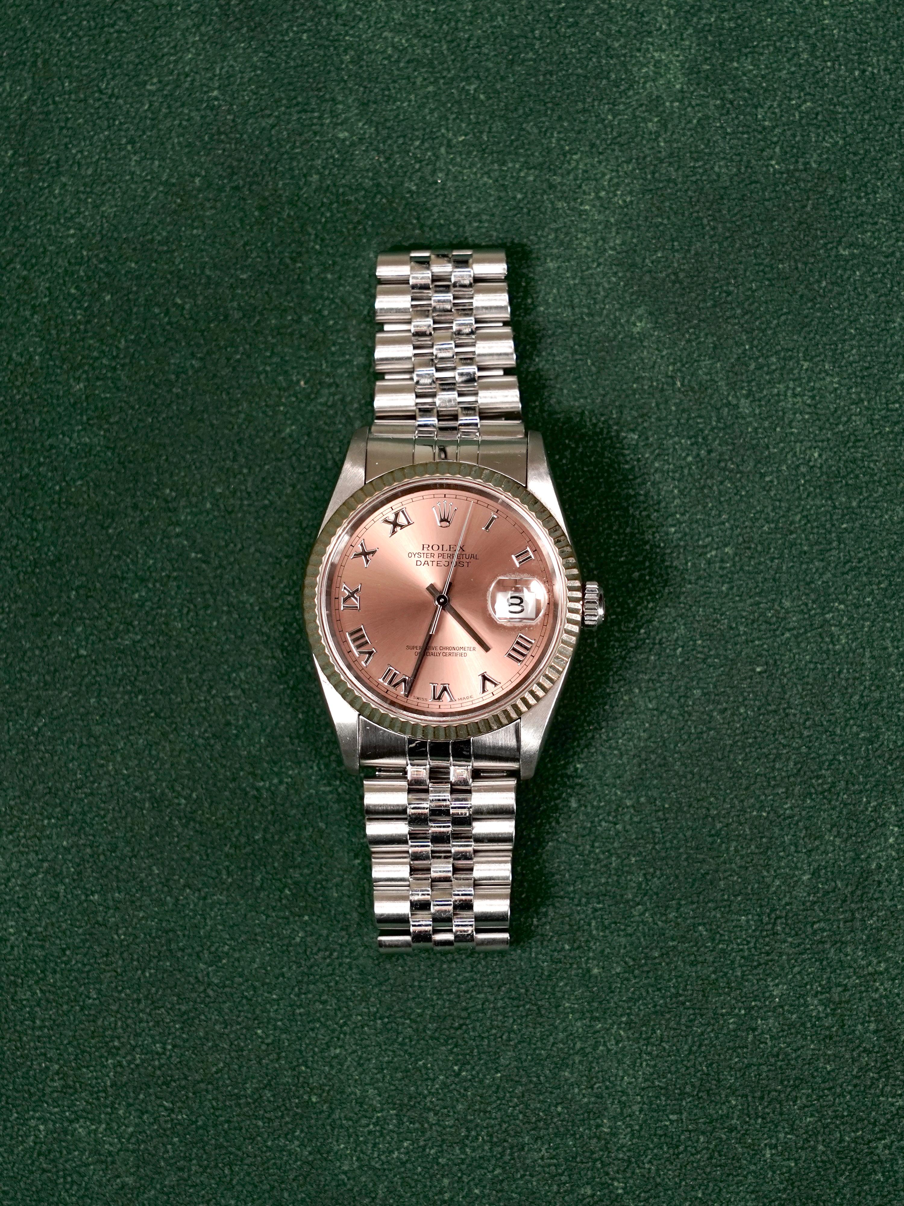 Rolex 16234 rose jubilee 1997 original paper