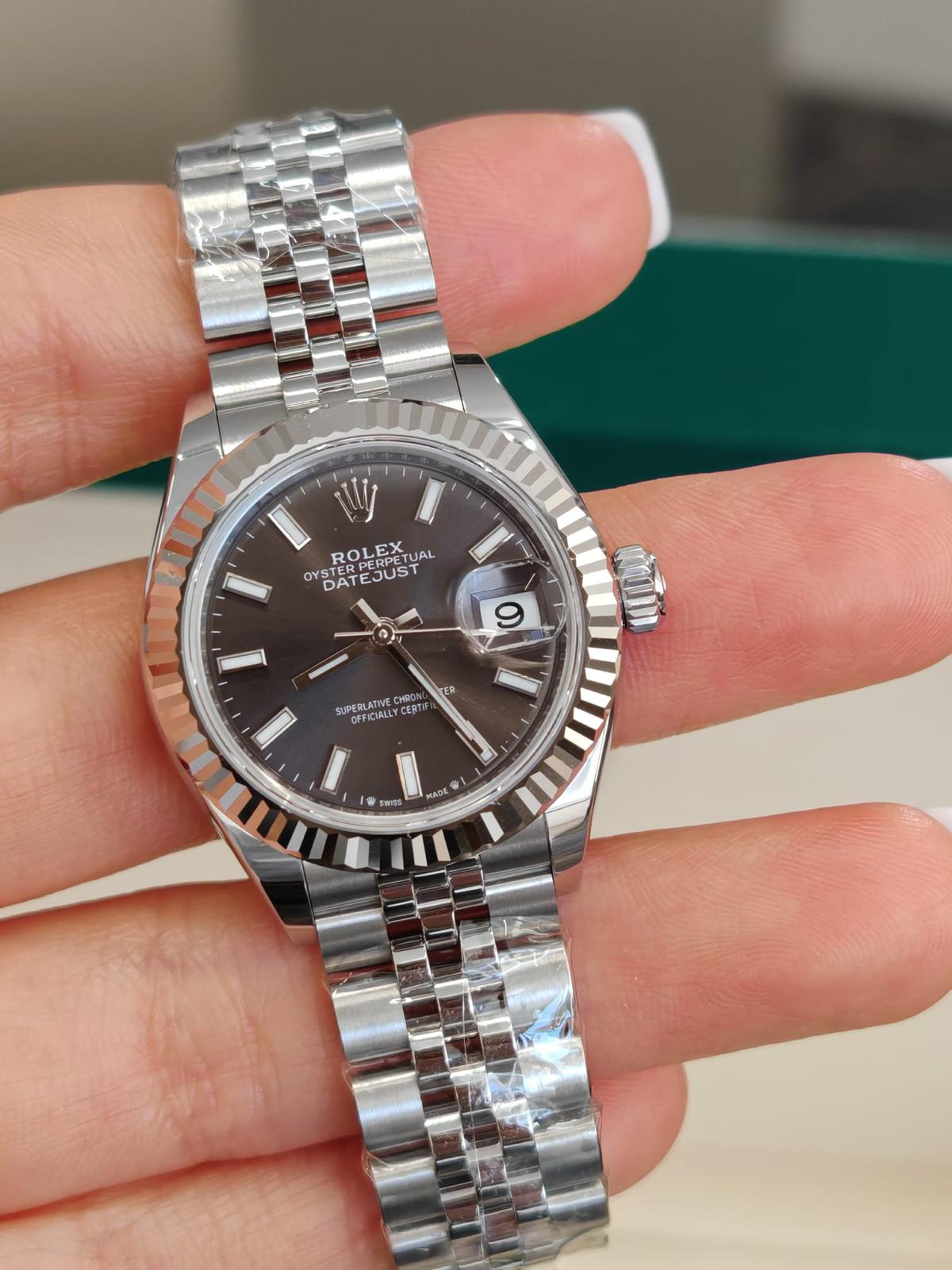 Rolex Lady-Datejust 279174 Grey Index Jubilee 2025 – EW Watches