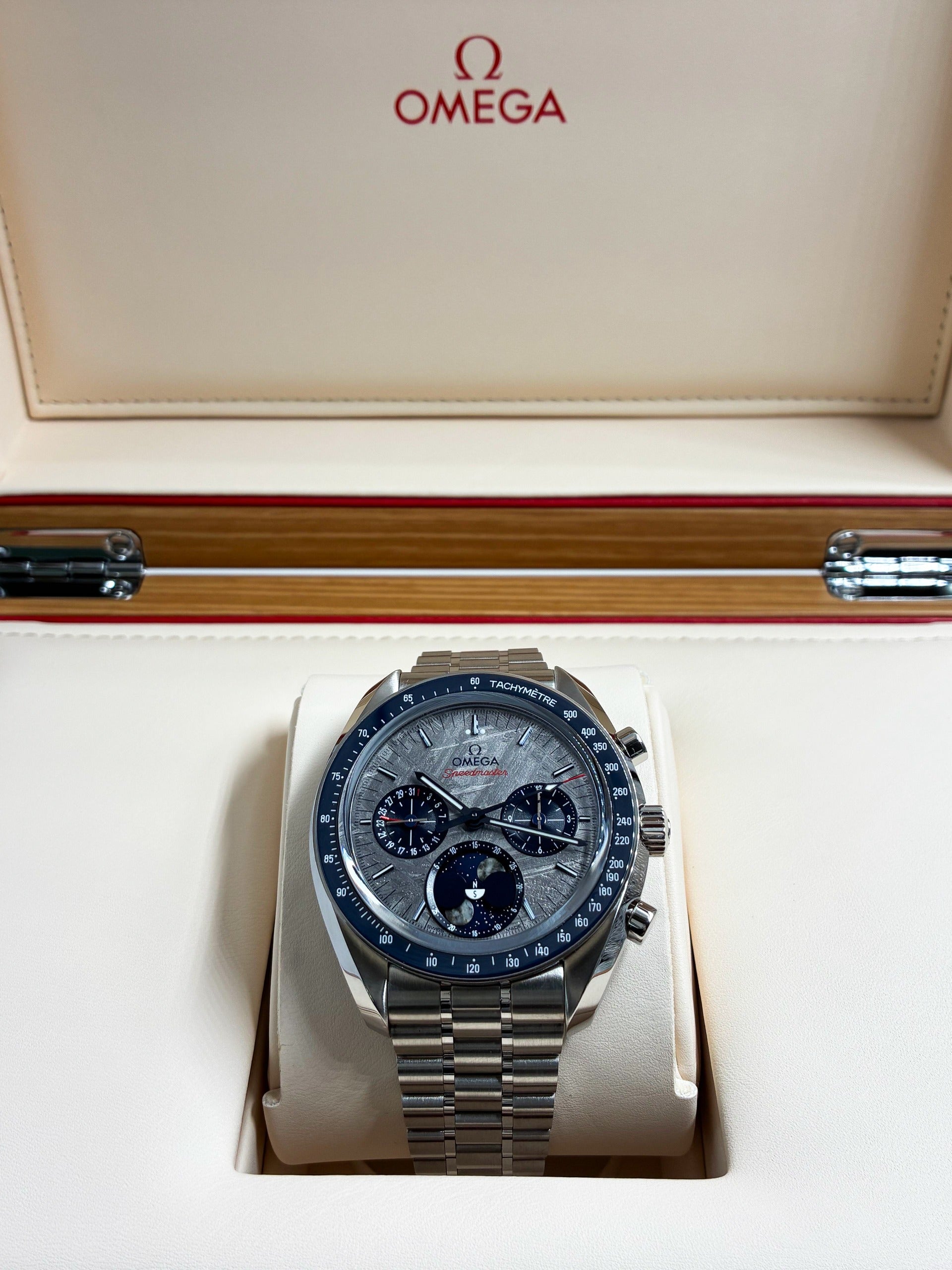 Omega Speedmaster 304.30.43.52.06.001 Moonphase Stainless Steel
