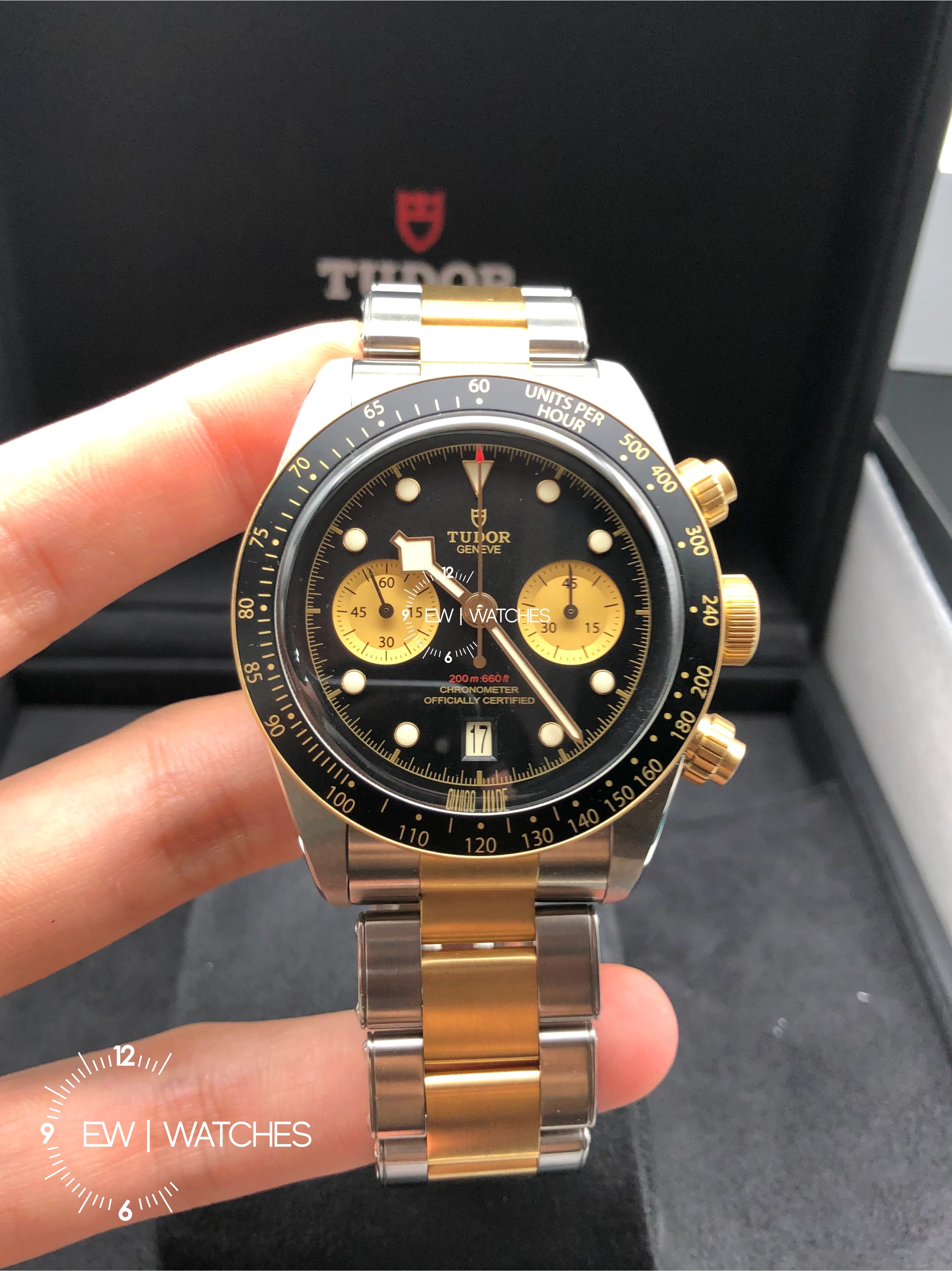 Tudor Black Bay Chrono M79363N-0001 BLACK STEEL – EW Watches