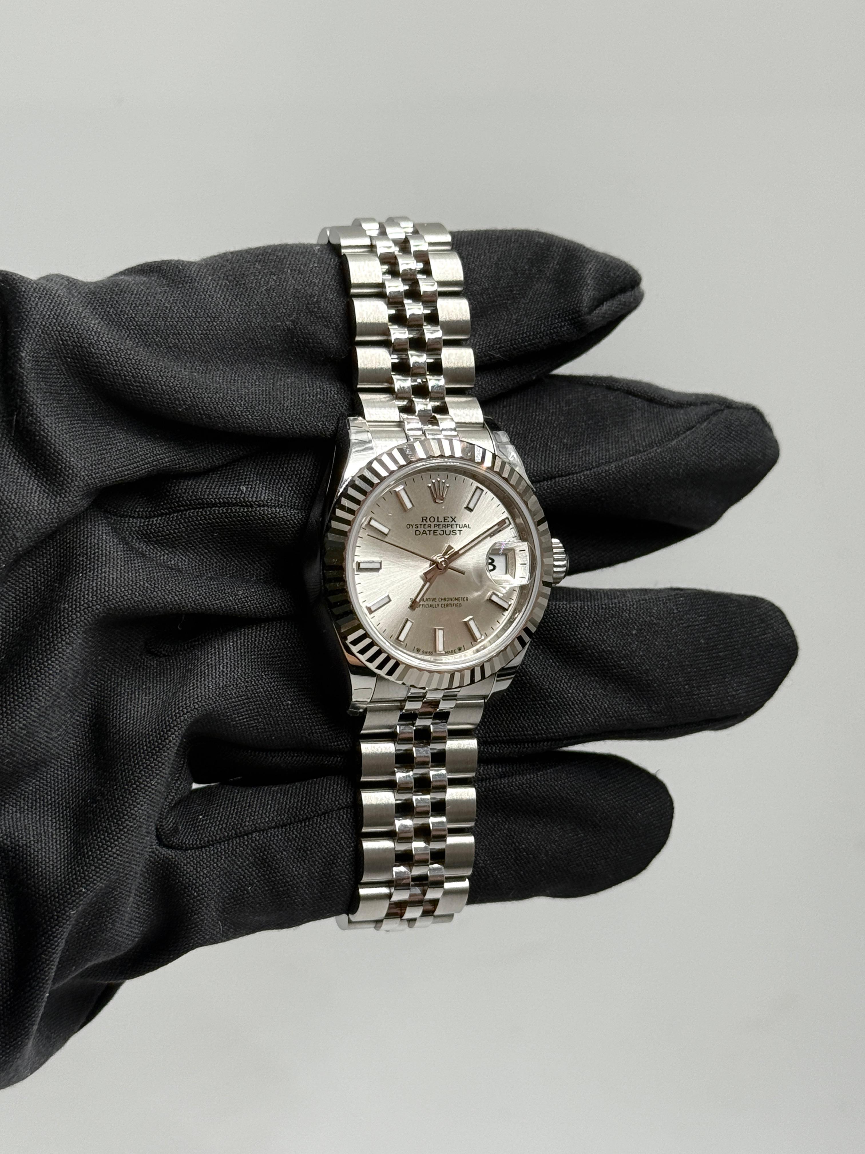 Rolex Lady-Datejust 279174 Silver Index Jubilee 2025