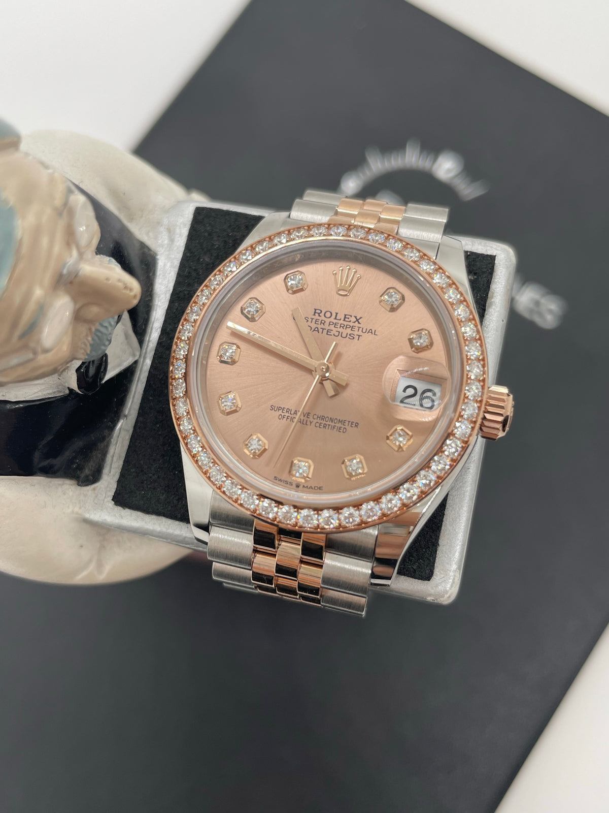 Rolex Datejust 31 278381RBR Pink Index Jubilee
