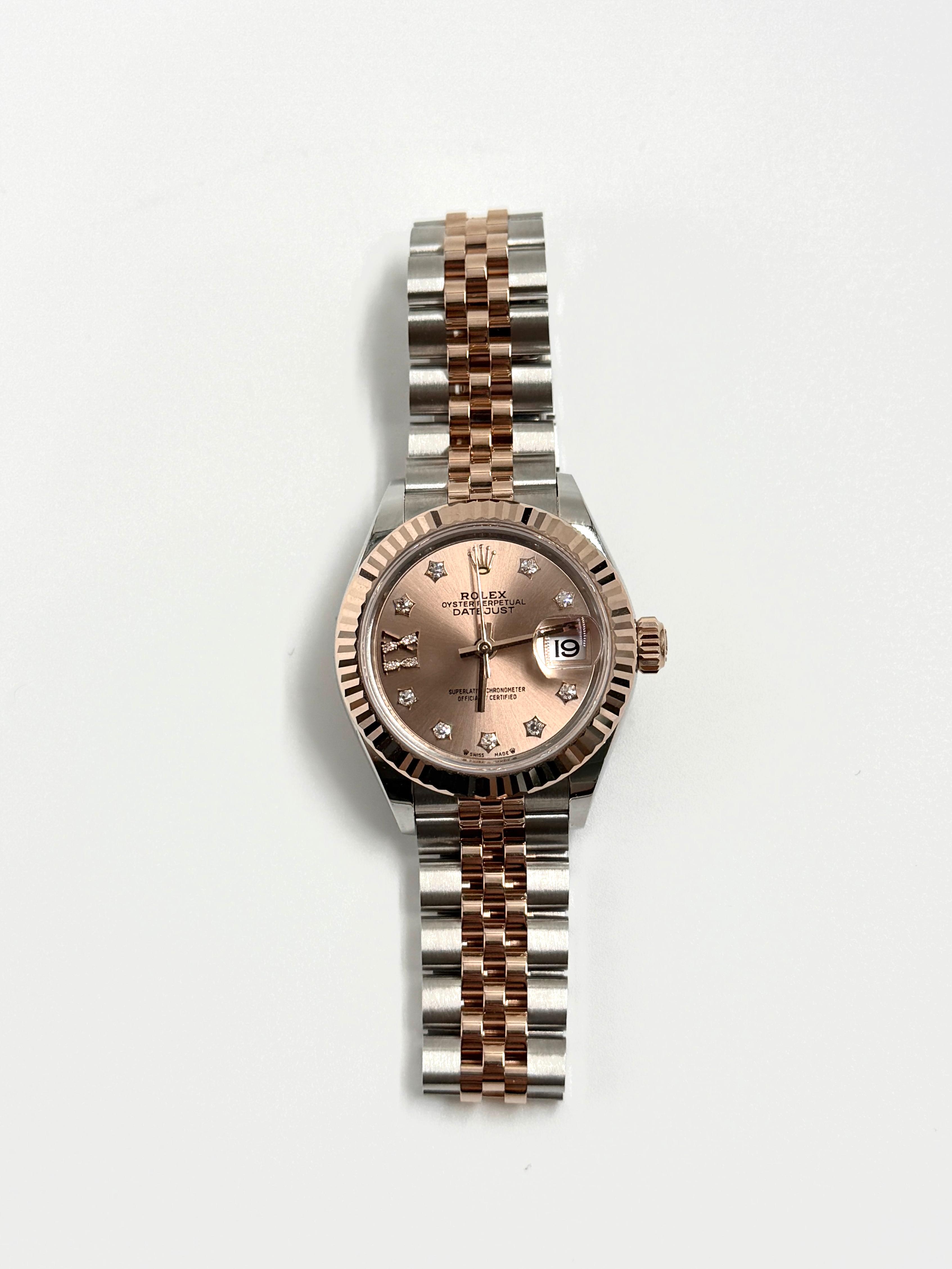 ROLEX  Lady-Datejust 28MM 279171G ROSE STAR  JUB