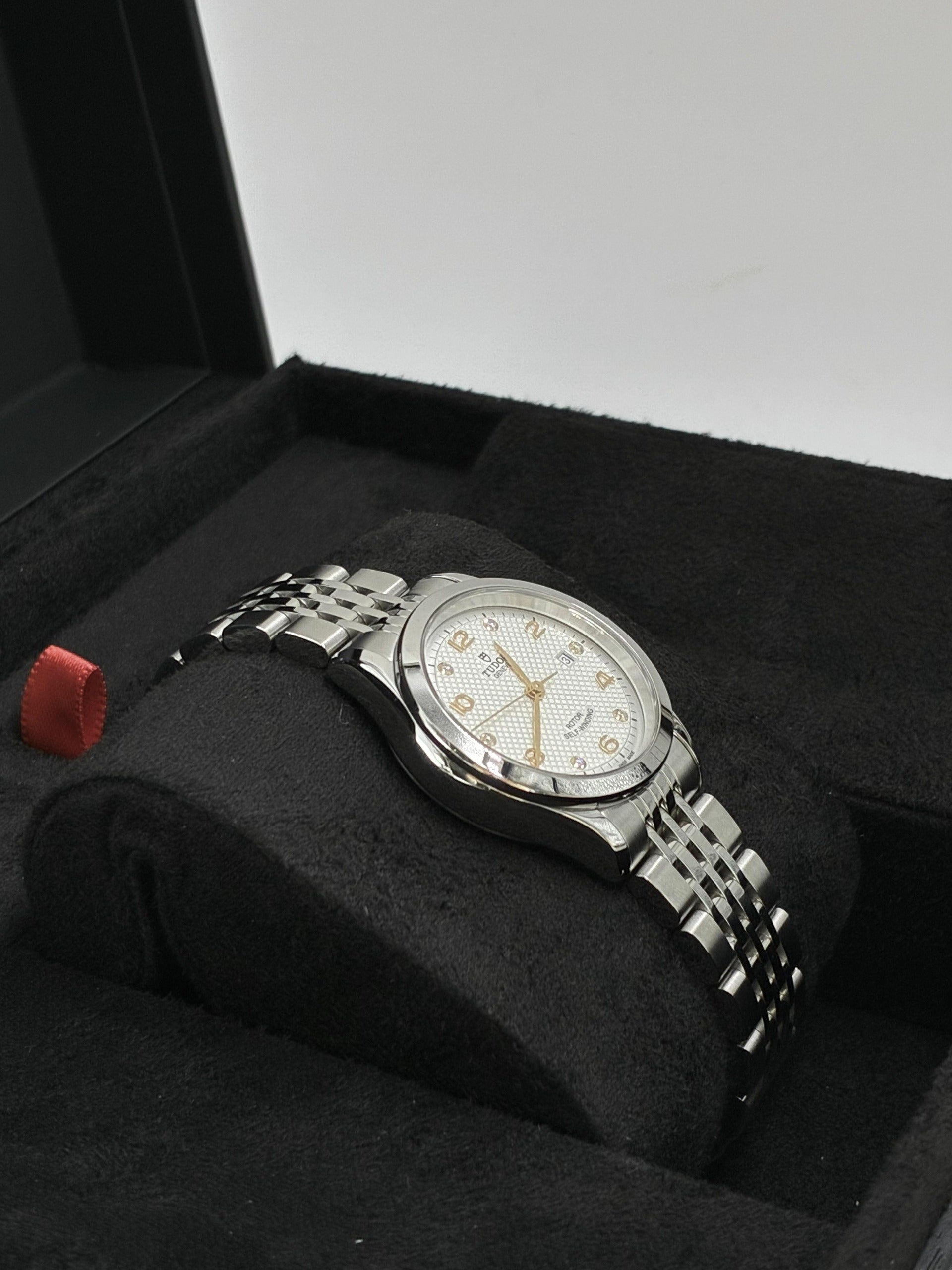 Tudor 91350-0003 1926 28 Stainless Steel / Silver - Diamond
