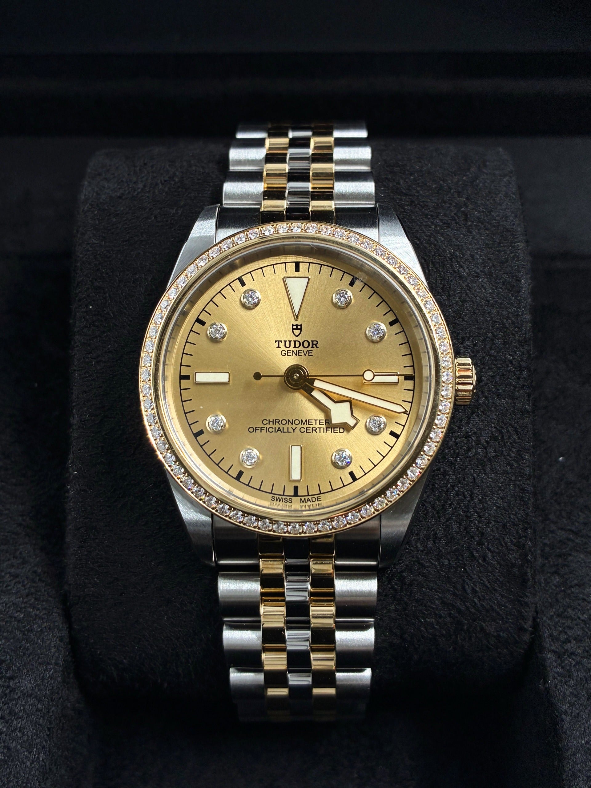 Tudor 79653-0007 Black Bay 36 S&G Diamond