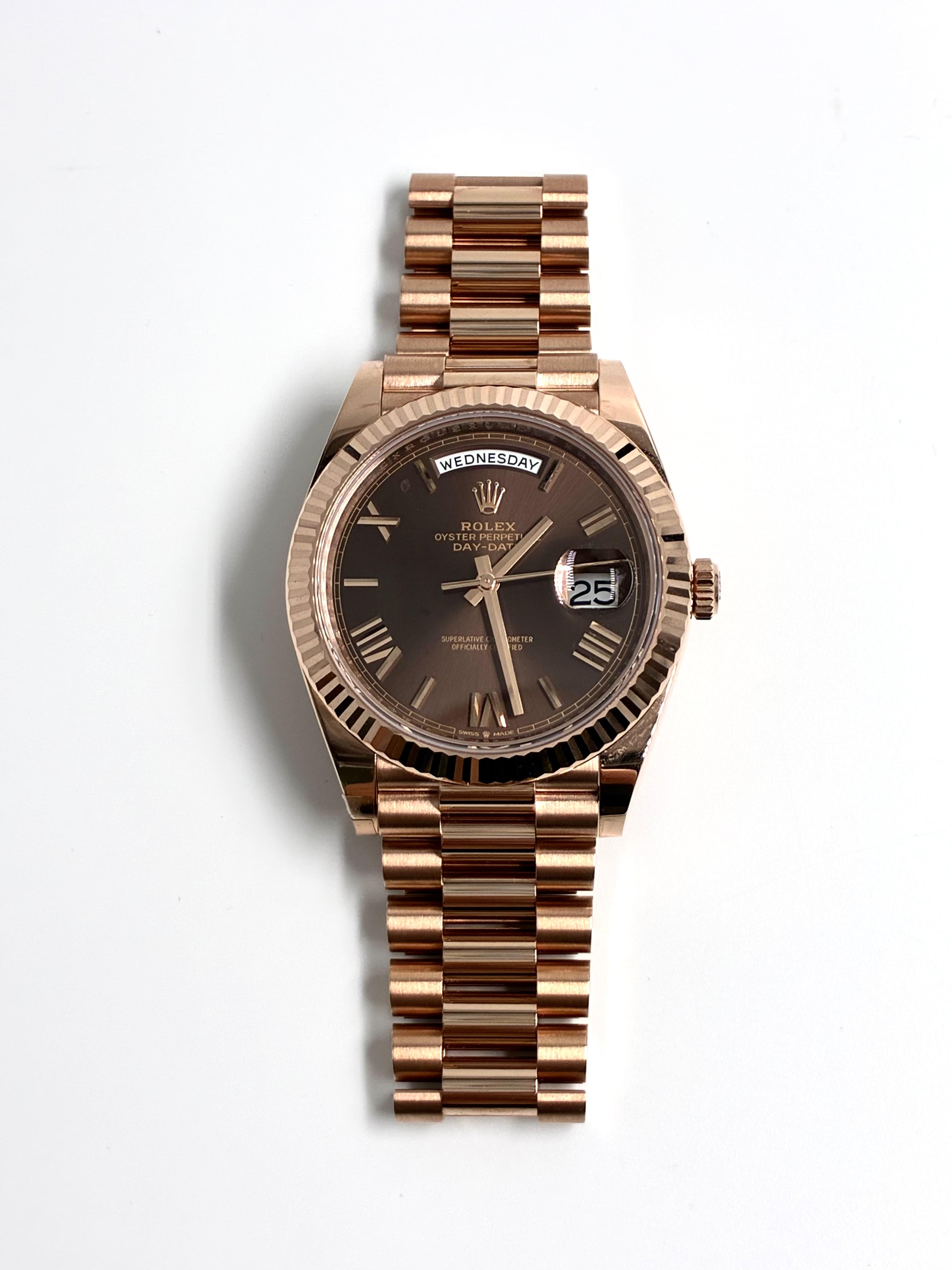Rolex Day-Date 40 228235 Chocolate Roman