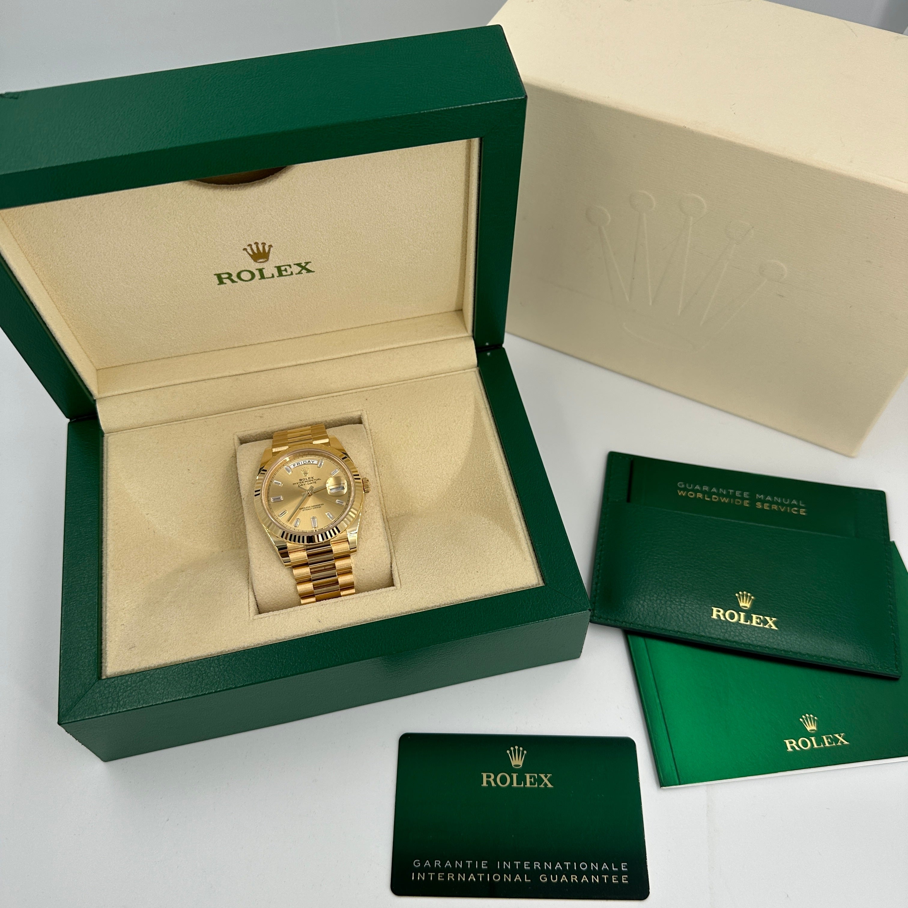 Rolex Day date 40 228238A Champagne Index Diamond