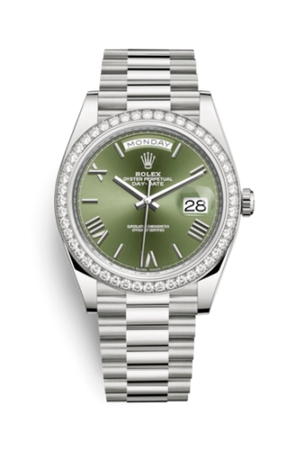 Rolex Day-Date 40 228349RBR Green Roman