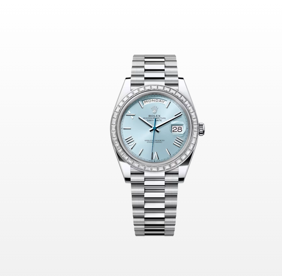 Rolex Day-Date 40 228396TBR Ice Blue Roman