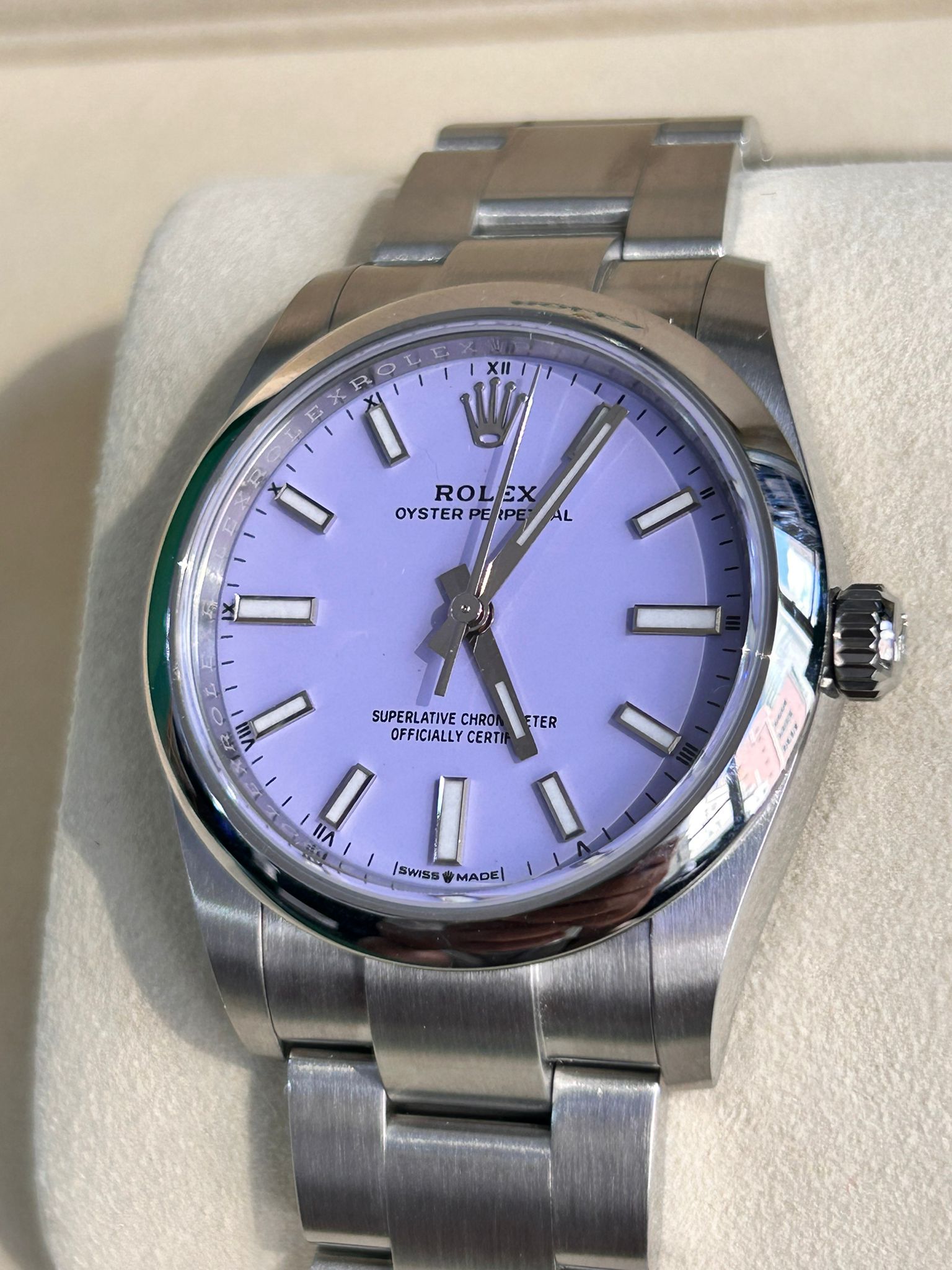 ROLEX Oyster Perpetual 34 124200LAVANDER