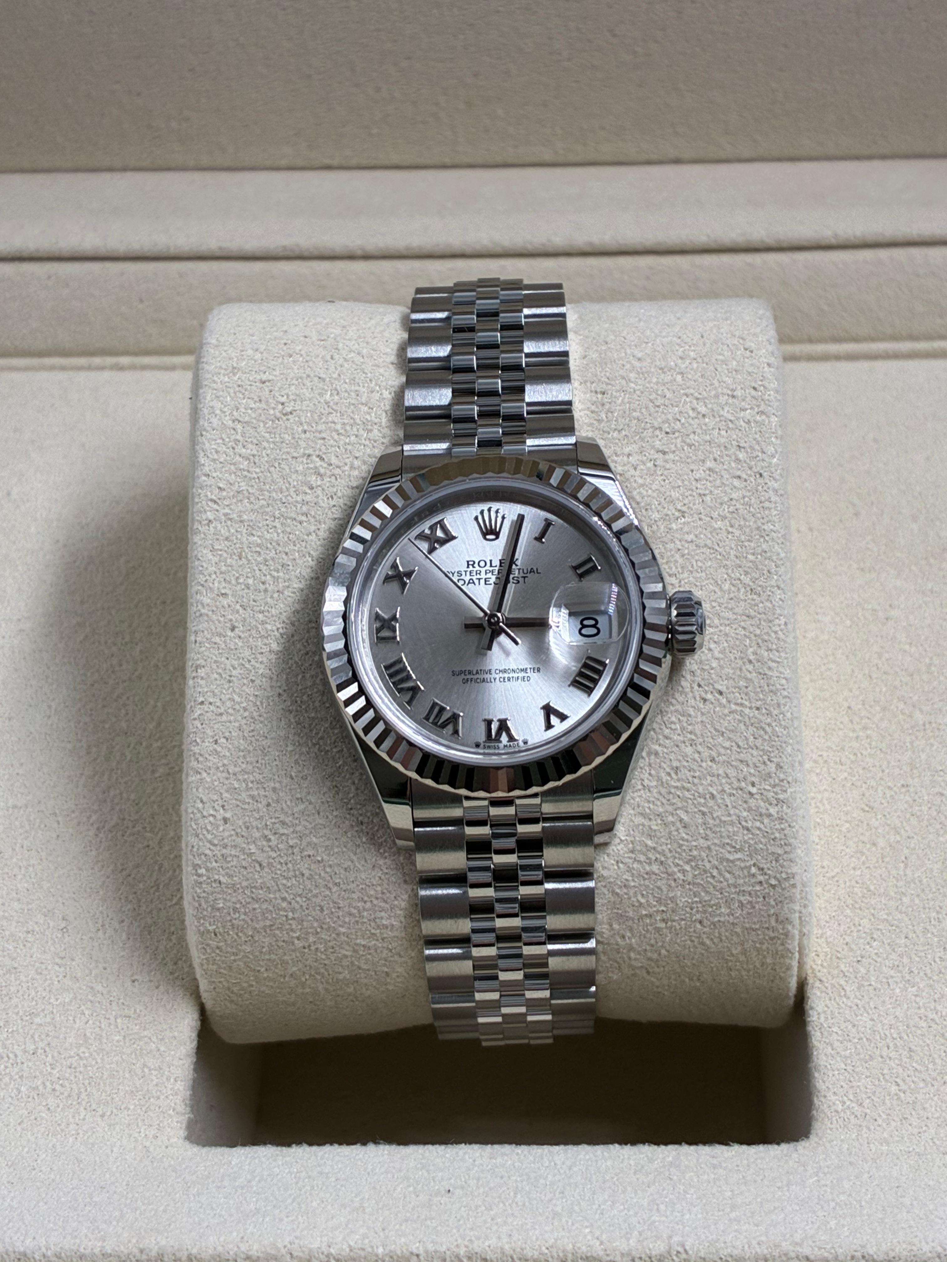 Rolex Lady-Datejust 279174 Silver Roman Jubilee 2025