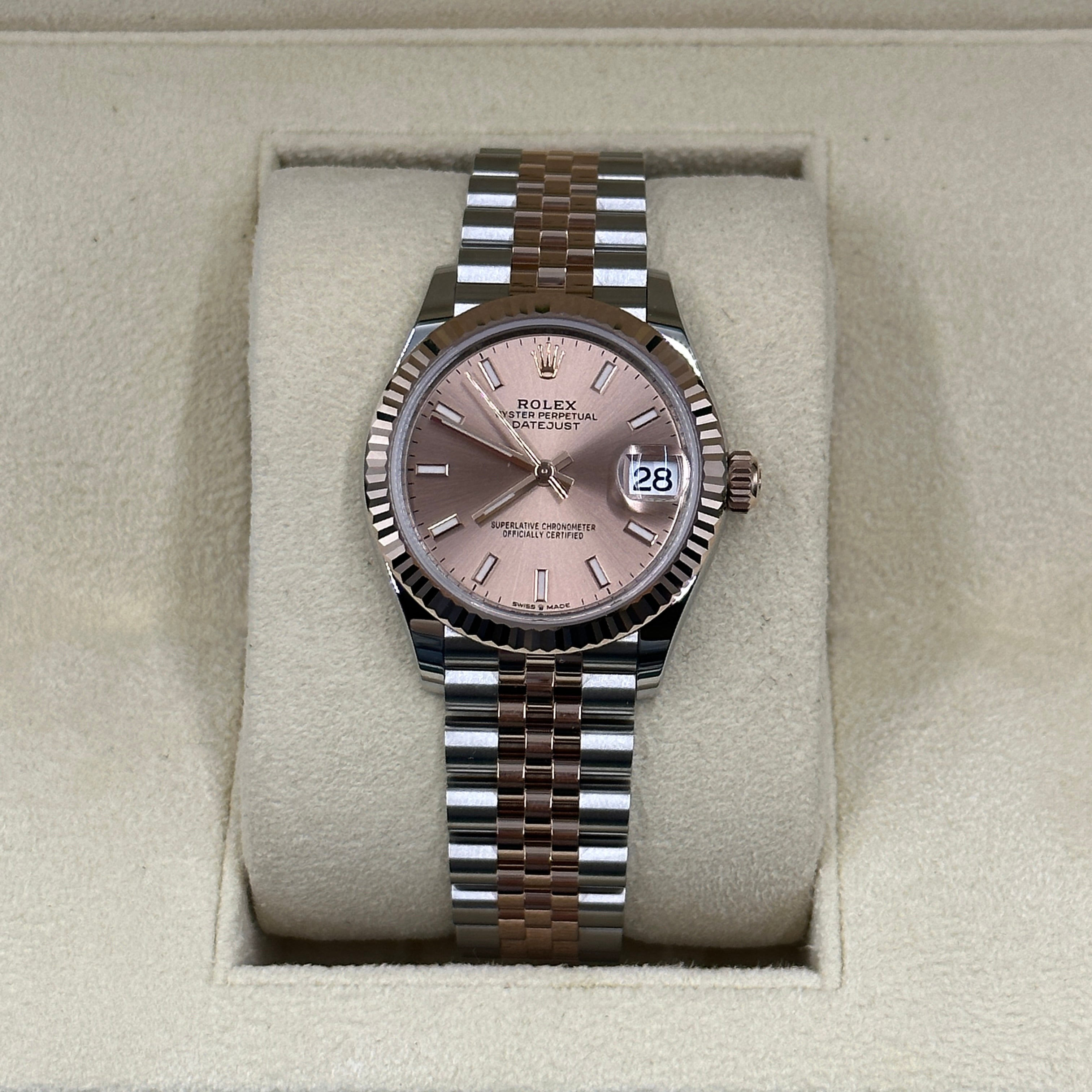 Rolex Datejust 31 278271 Pink Index Jubilee 2025
