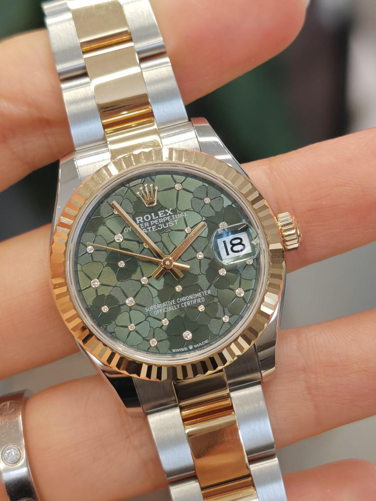 Rolex Datejust 31 278273 Green Floral Oyster 2025