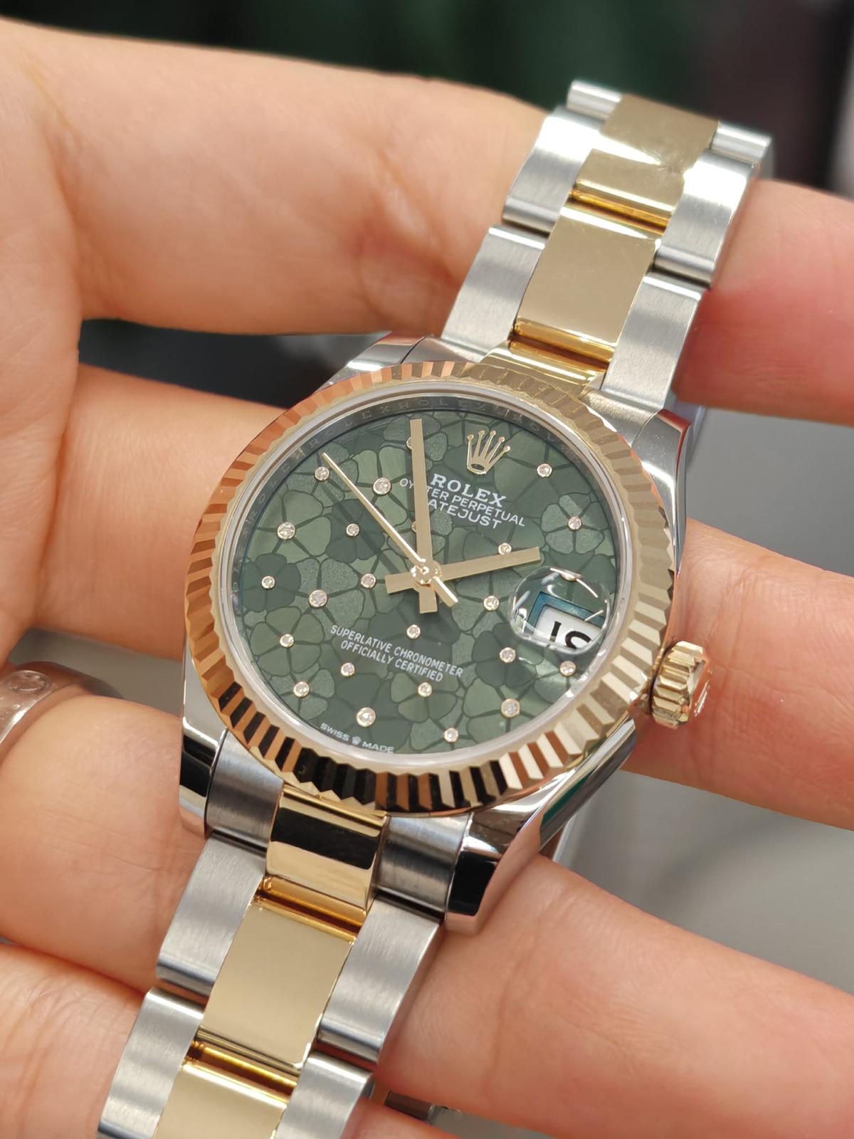 Rolex Datejust 31 278273 Green Floral Oyster 2025