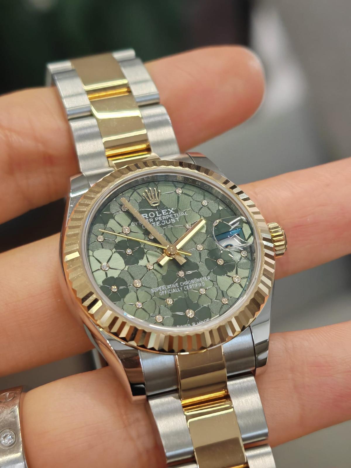 Rolex Datejust 31 278273 Green Floral Oyster 2025