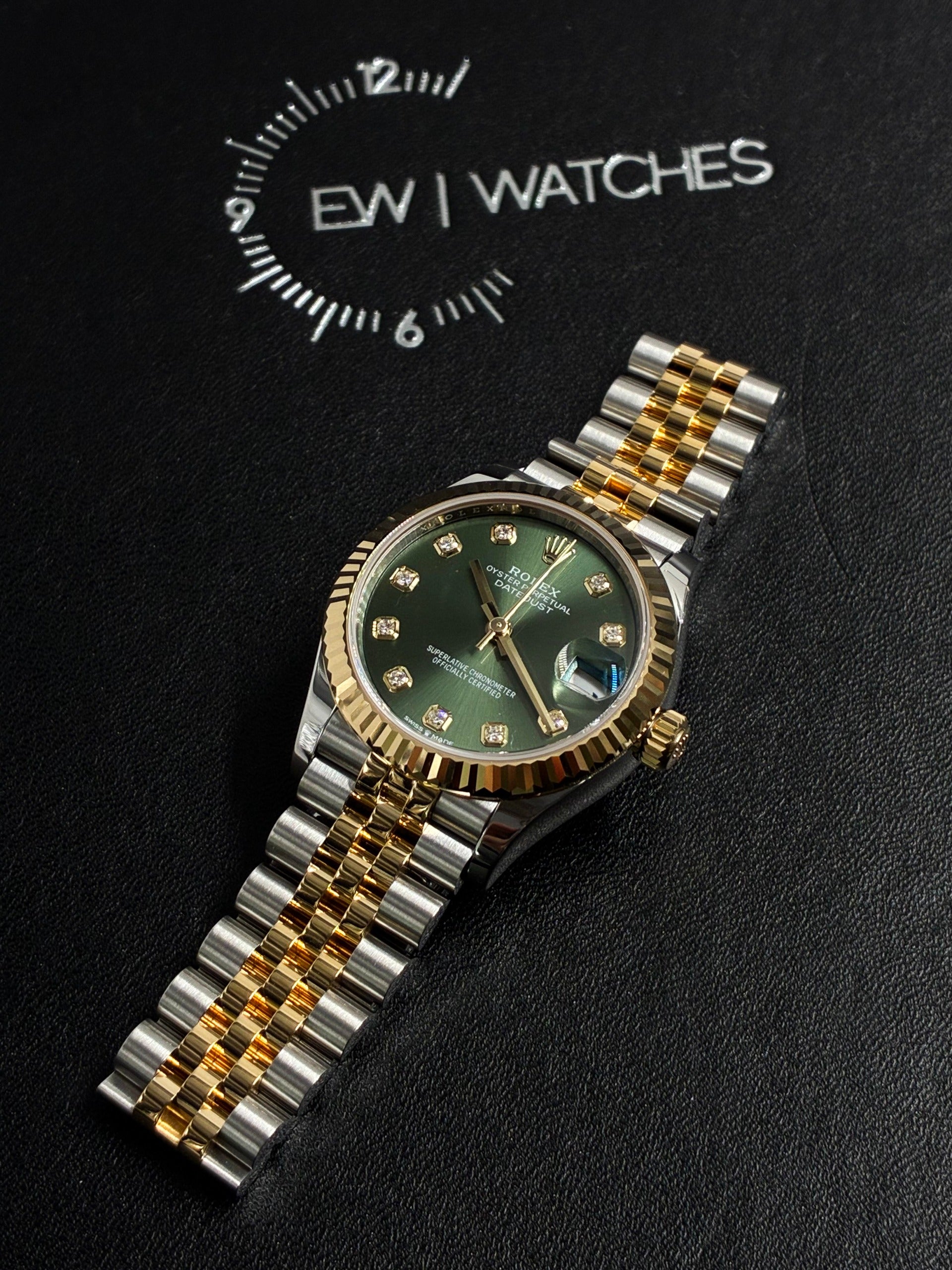 Rolex Datejust 31 278273G Green Jubilee 2025