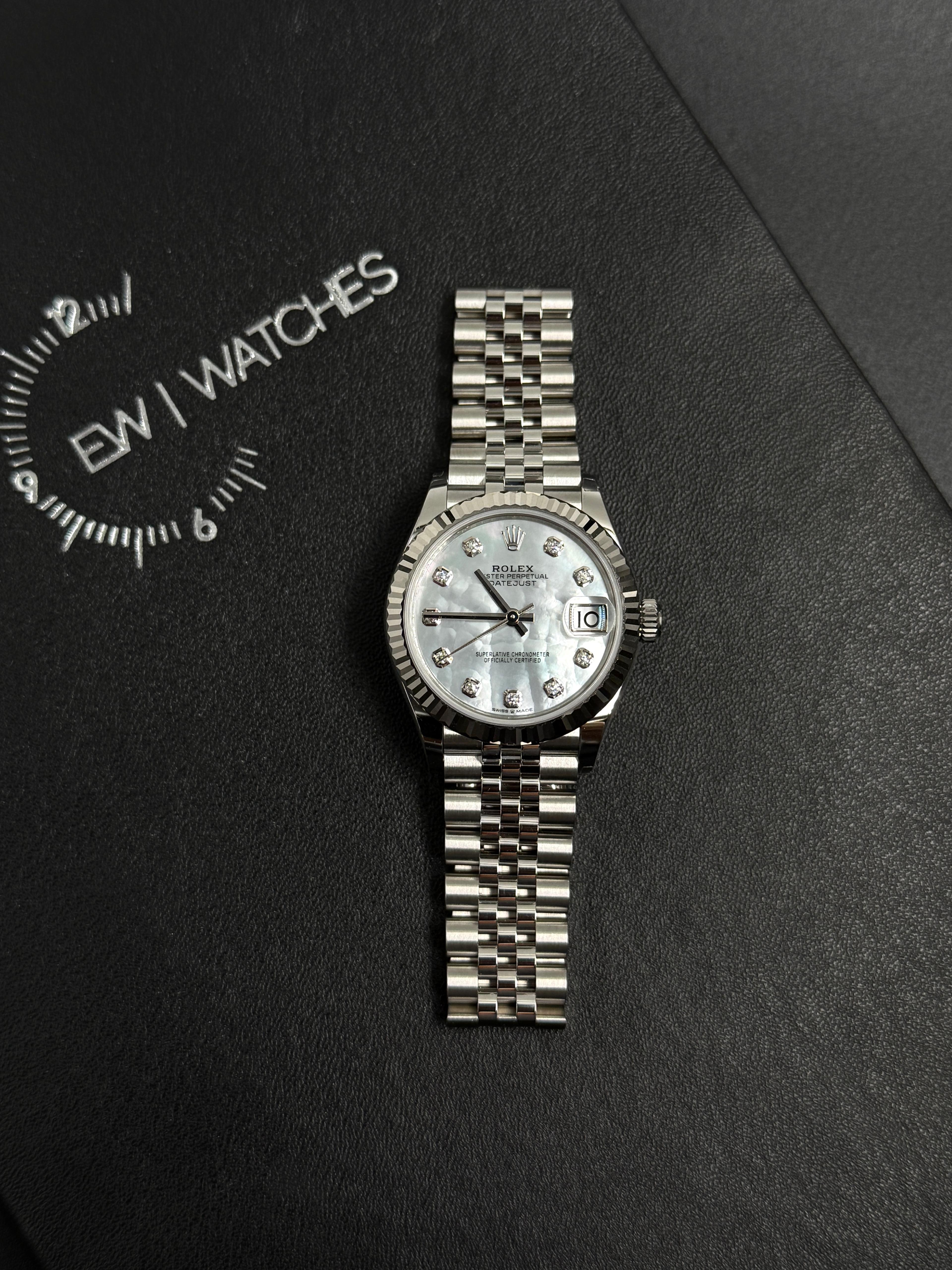 Rolex Datejust 31 278274NG White Jubilee 2025