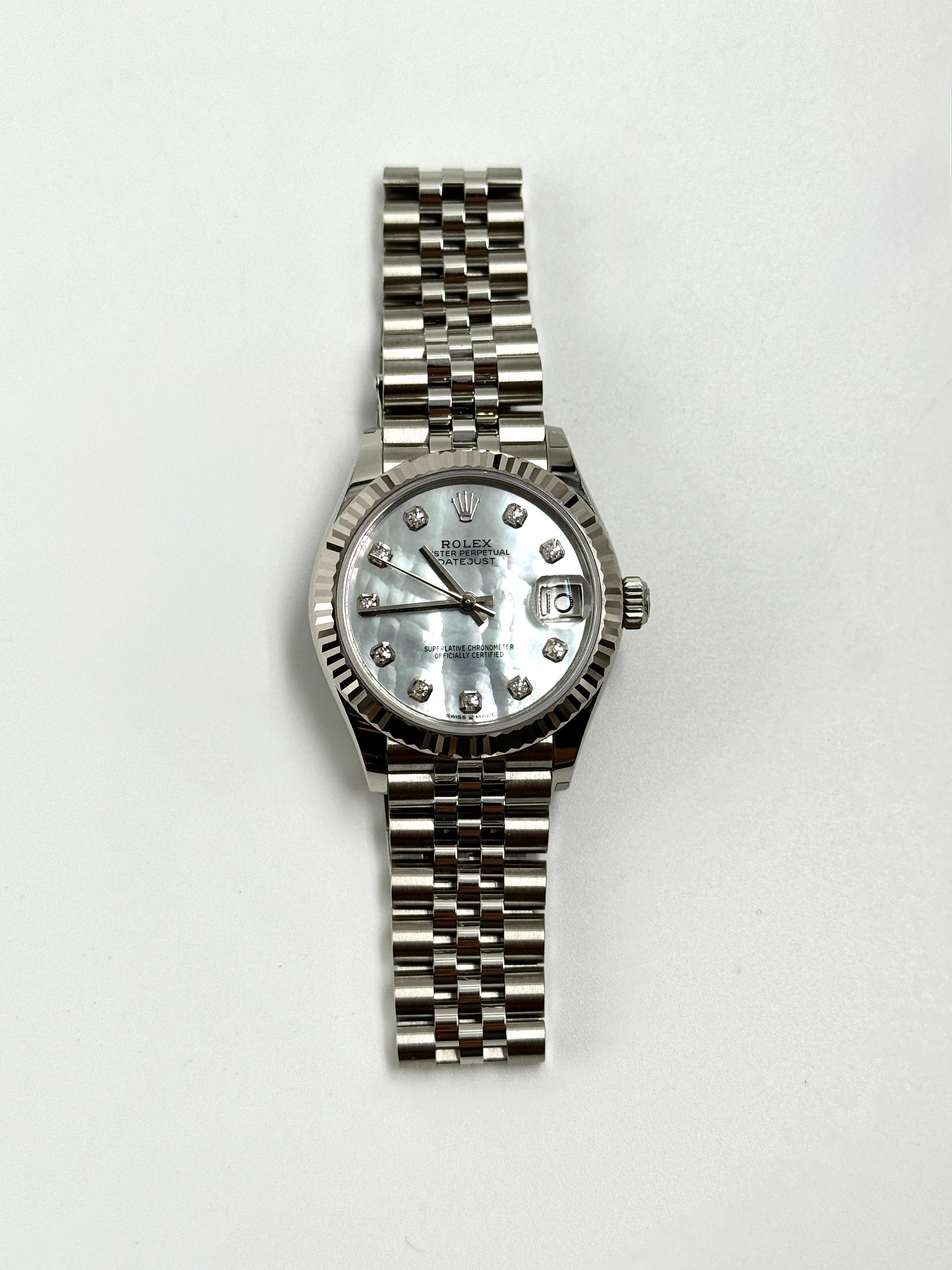 Rolex Datejust 31 278274NG White Jubilee 2025
