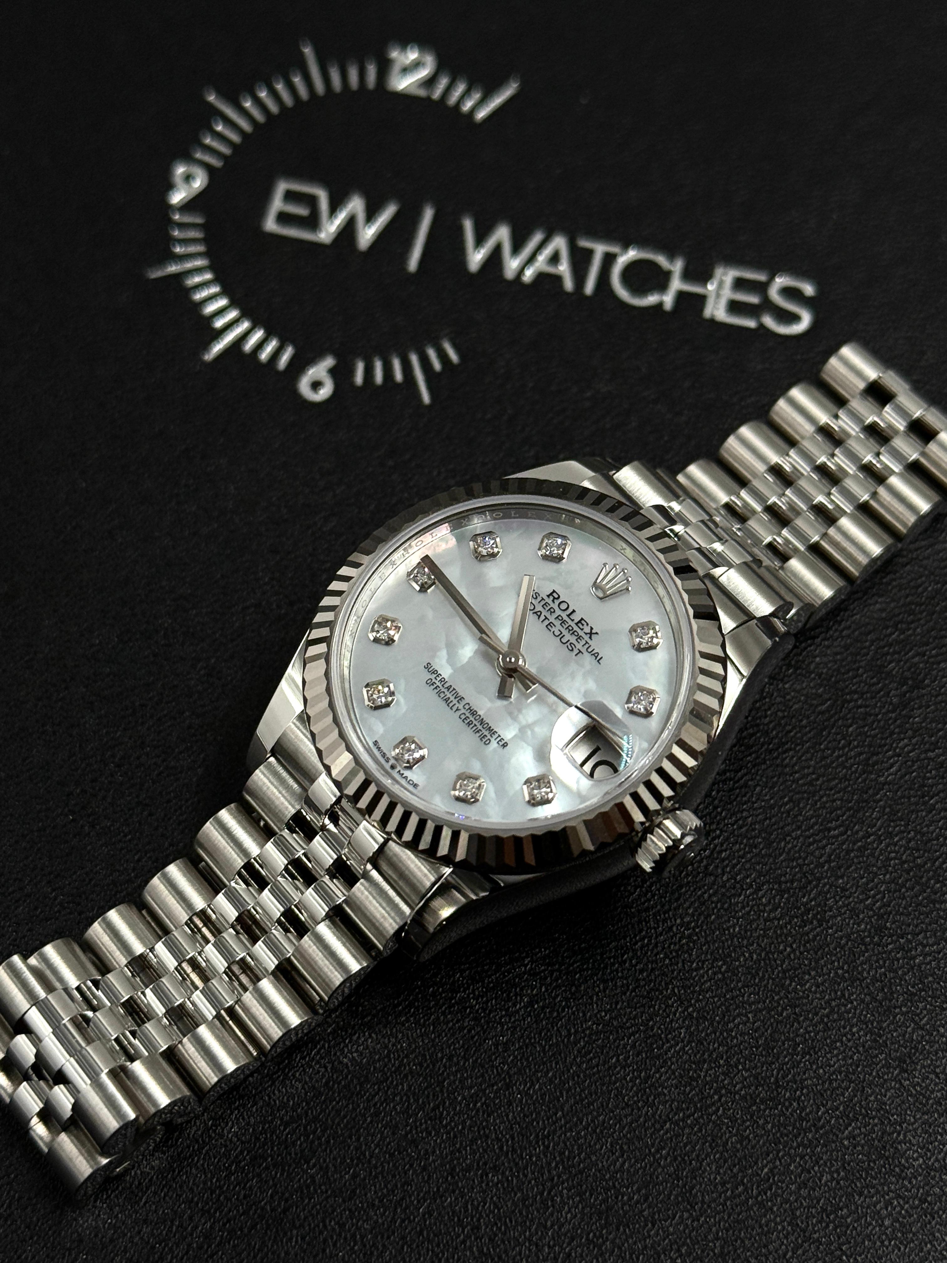Rolex Datejust 31 278274NG White Jubilee 2025