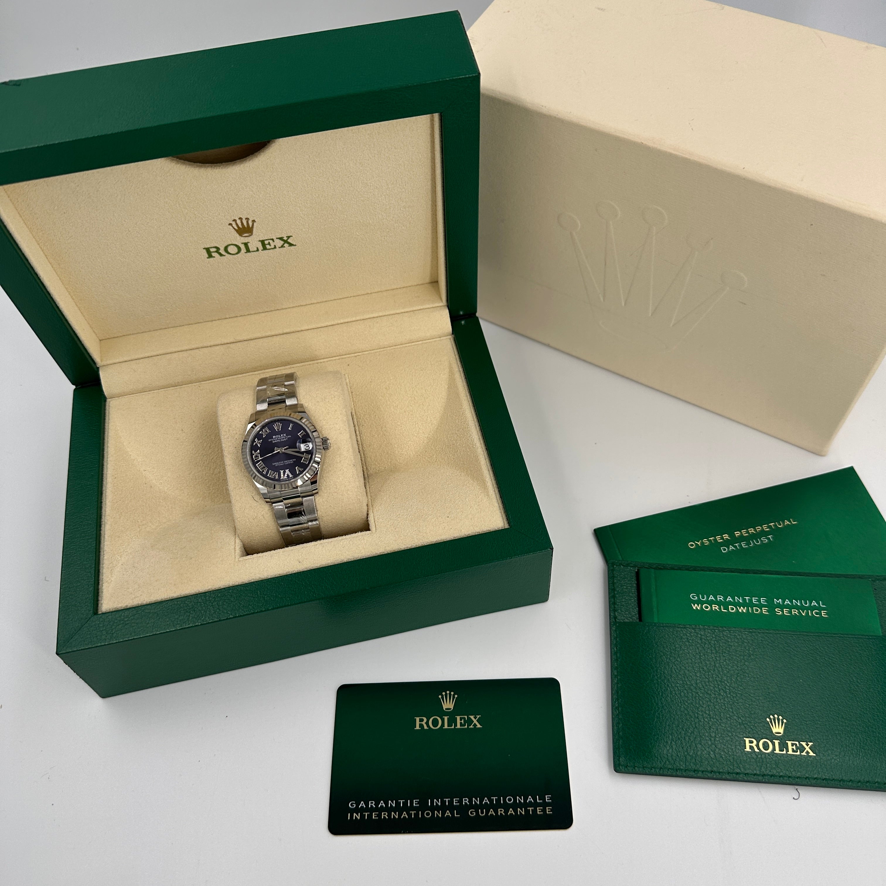 Rolex Datejust 31 278274 VI Purple Roman Diamond Oyster 2024